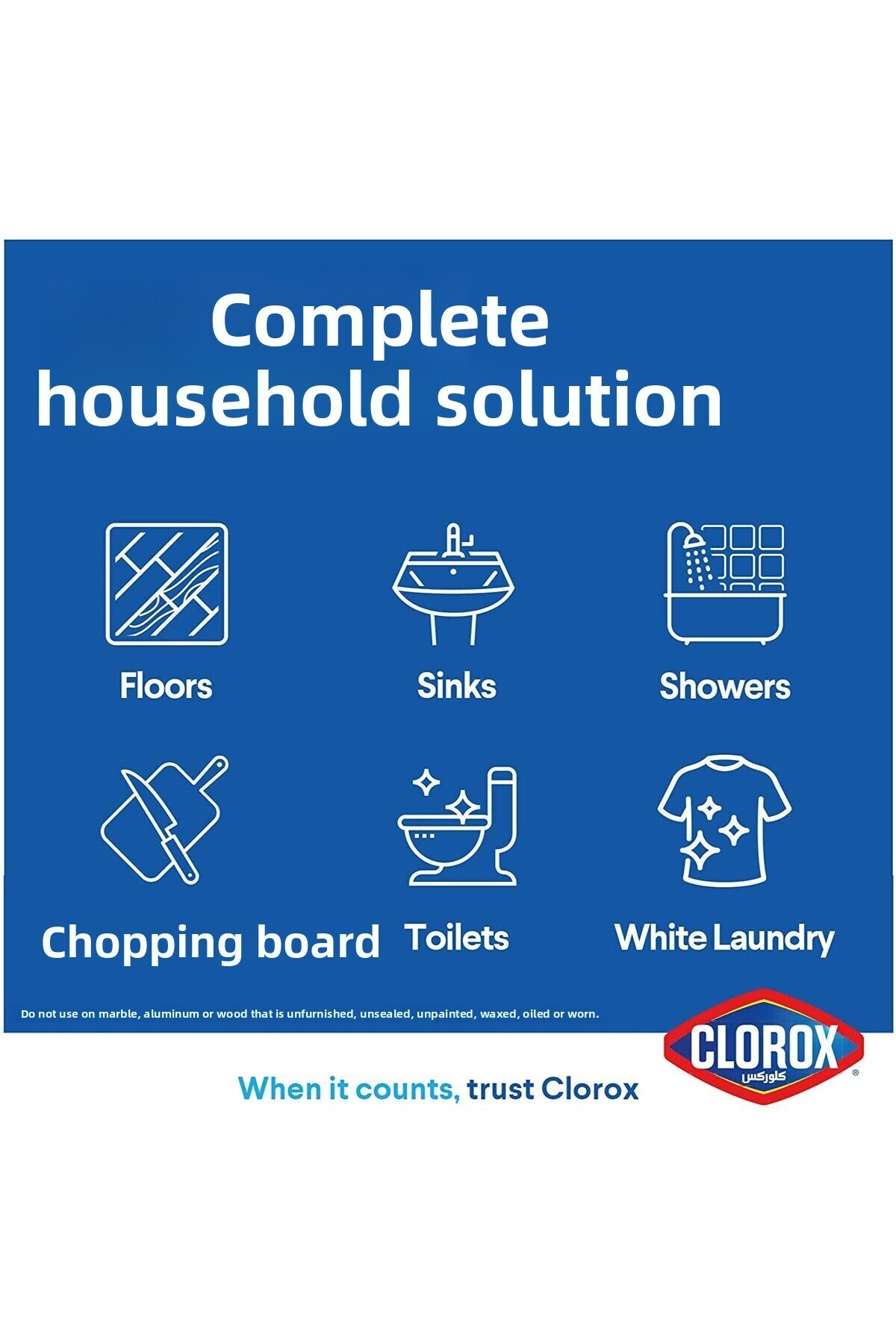 Clorox-Liquid BlEach Original 1.89Litres 4