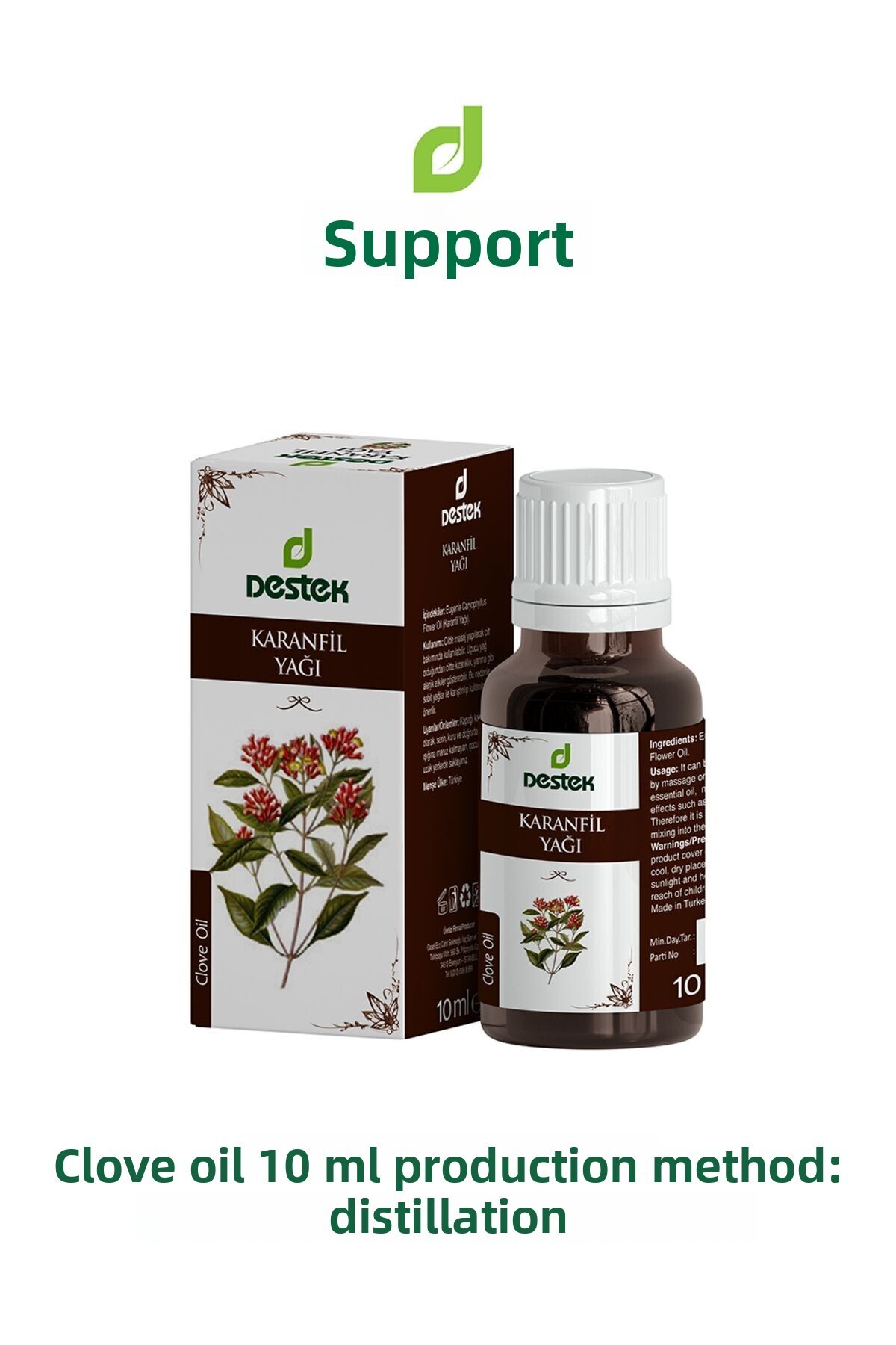 Destek-10 ml Clove Oil - Distilled 1