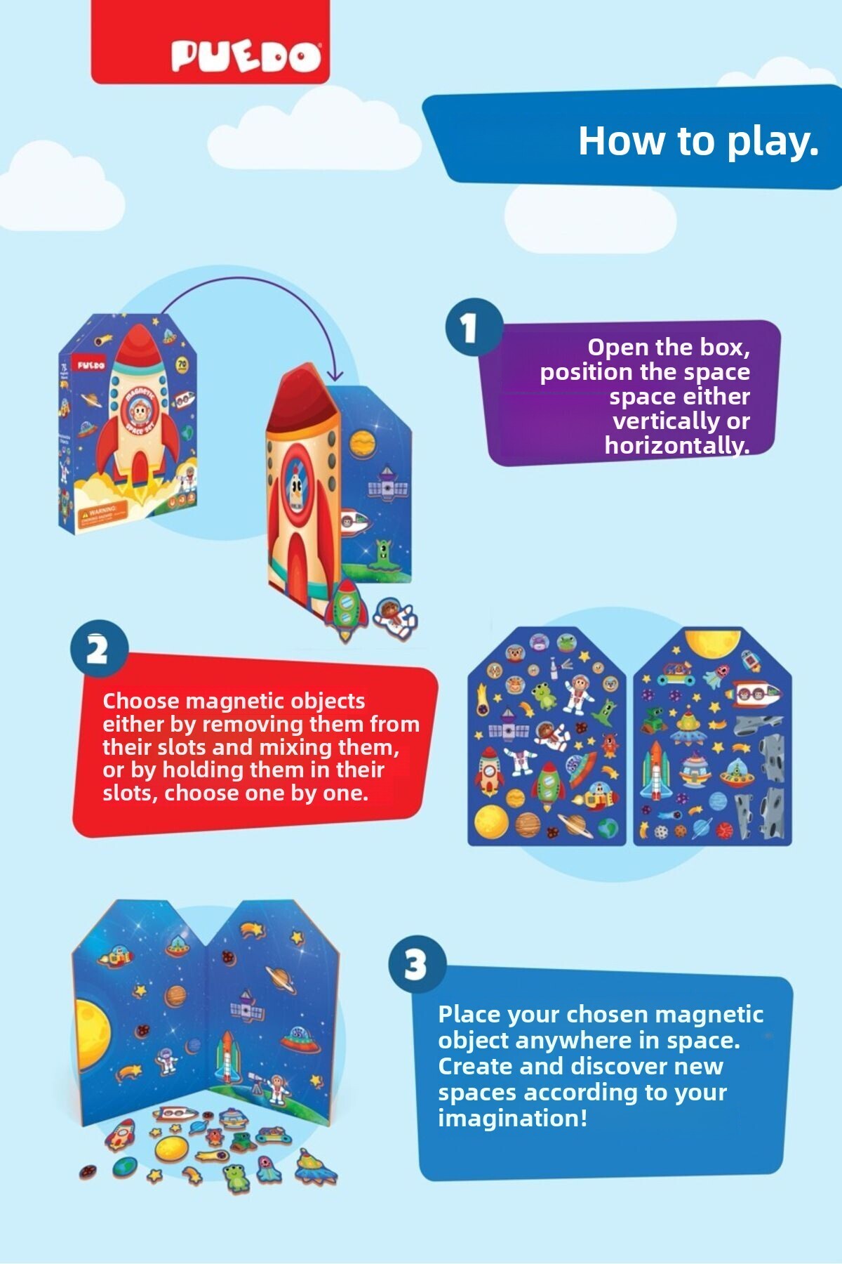 ست بازی مغناطیسی - فضا