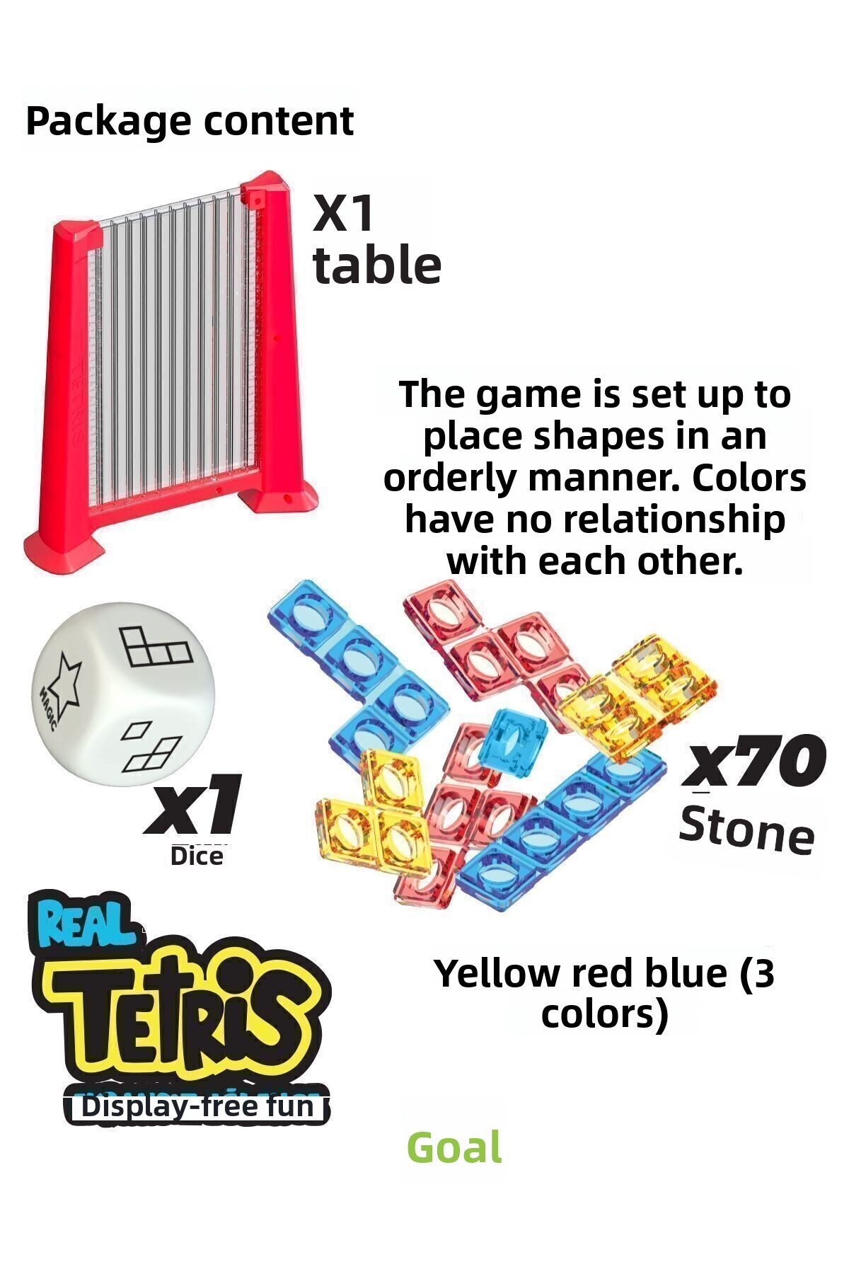 تتریس واقعی، اسباب‌بازی سرگرمی بدون صفحه نمایش، اسباب‌بازی آموزشی