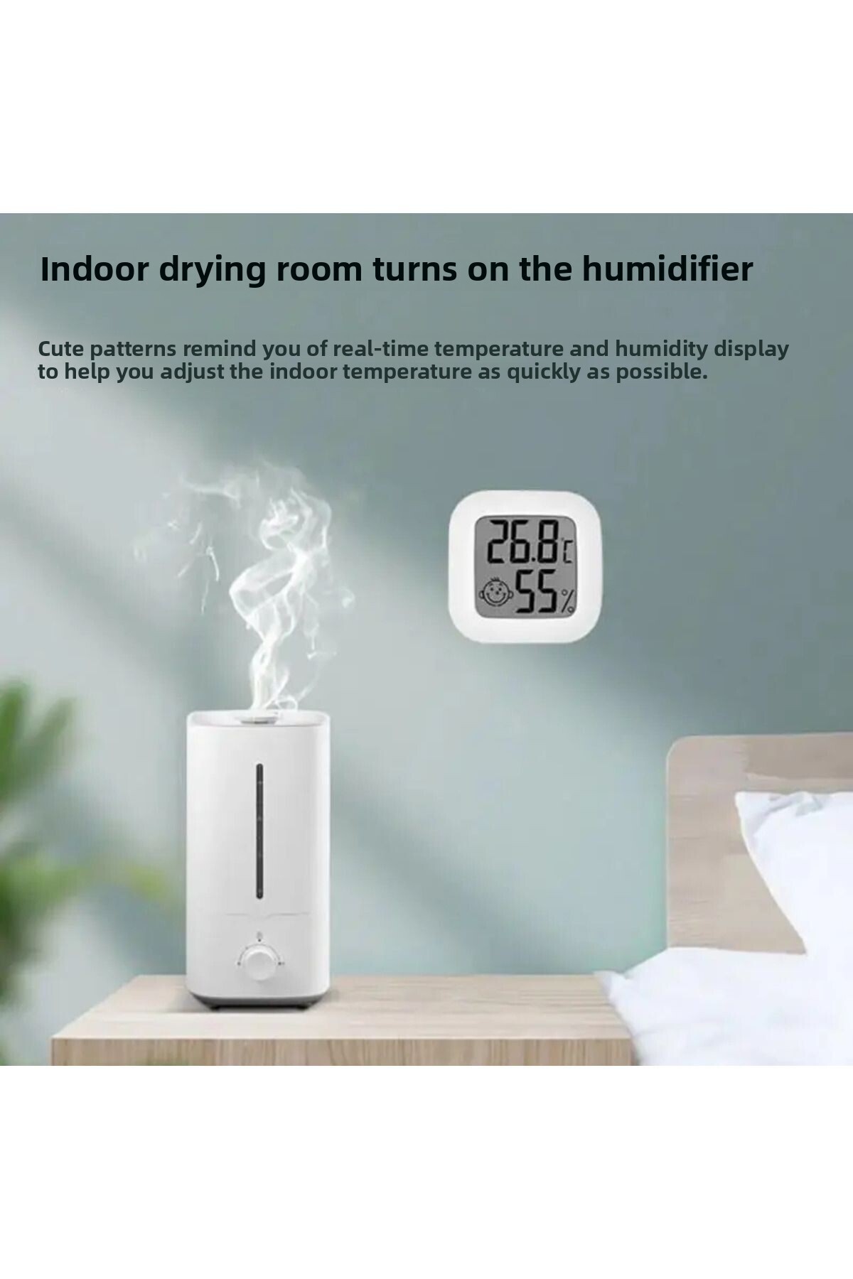 ZHOUZHI-LCD Digital Thermometer Hygrometer Indoor Room Electronic Temperature Humidity Meter Sensor Gauge... 7