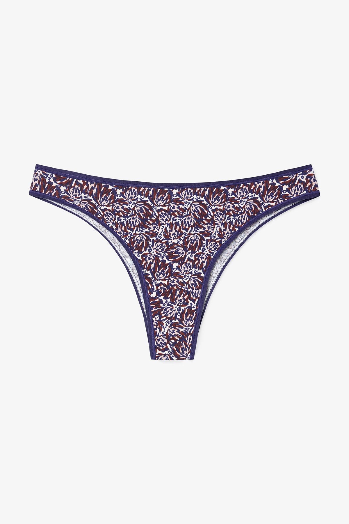 Penti-Wild One Floral Cotton Low Rise Brazilian Panties with 5 5