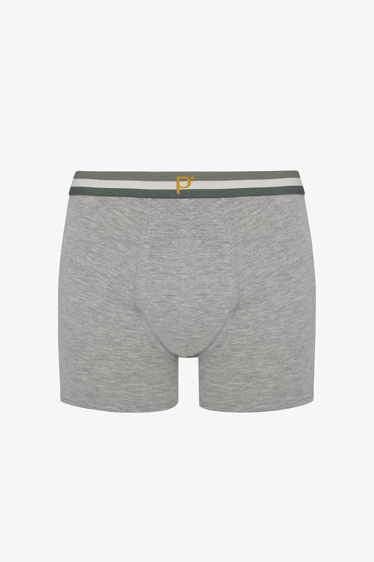 Penti-Men's Cotton Basic Gray Multicolor 3-Piece Boxer Briefs 4