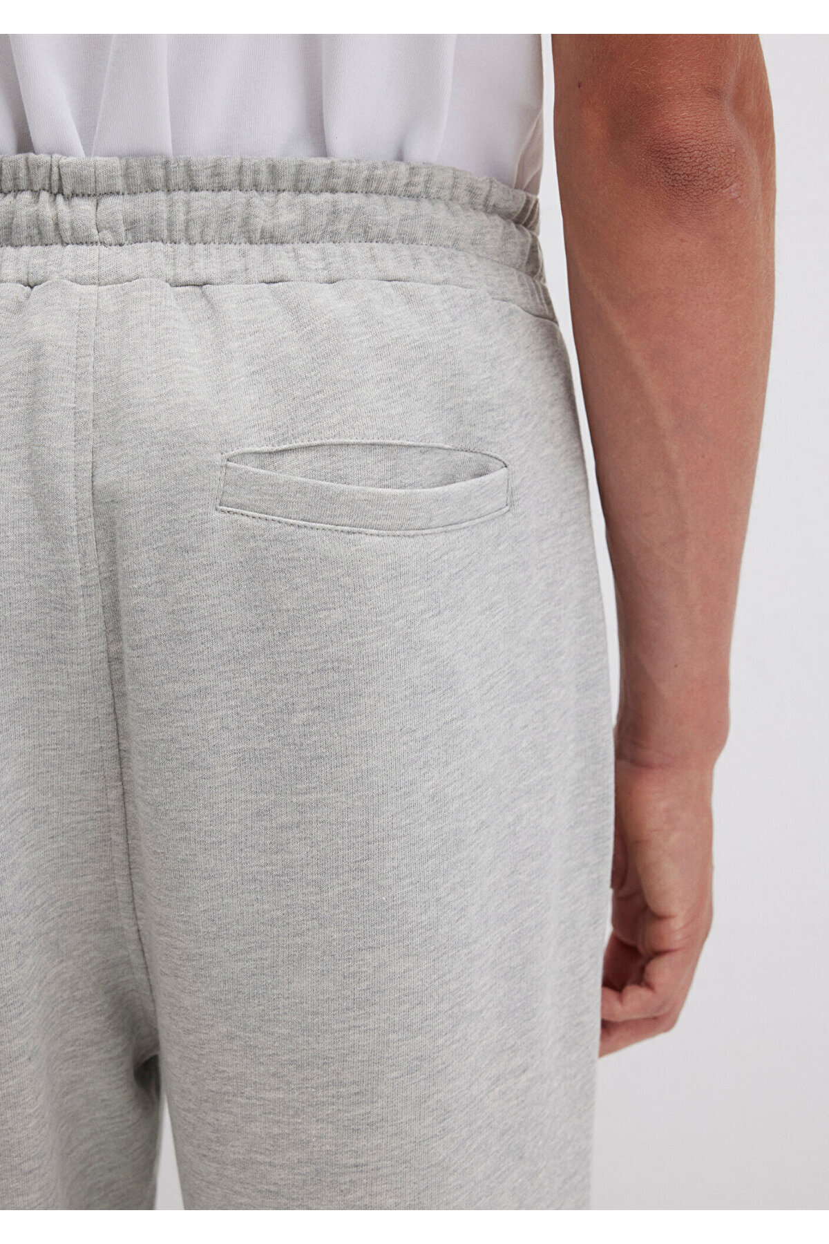 Mavi-Mvjns Logo Printed Grey Sweatpants - 0010175 -80196 6
