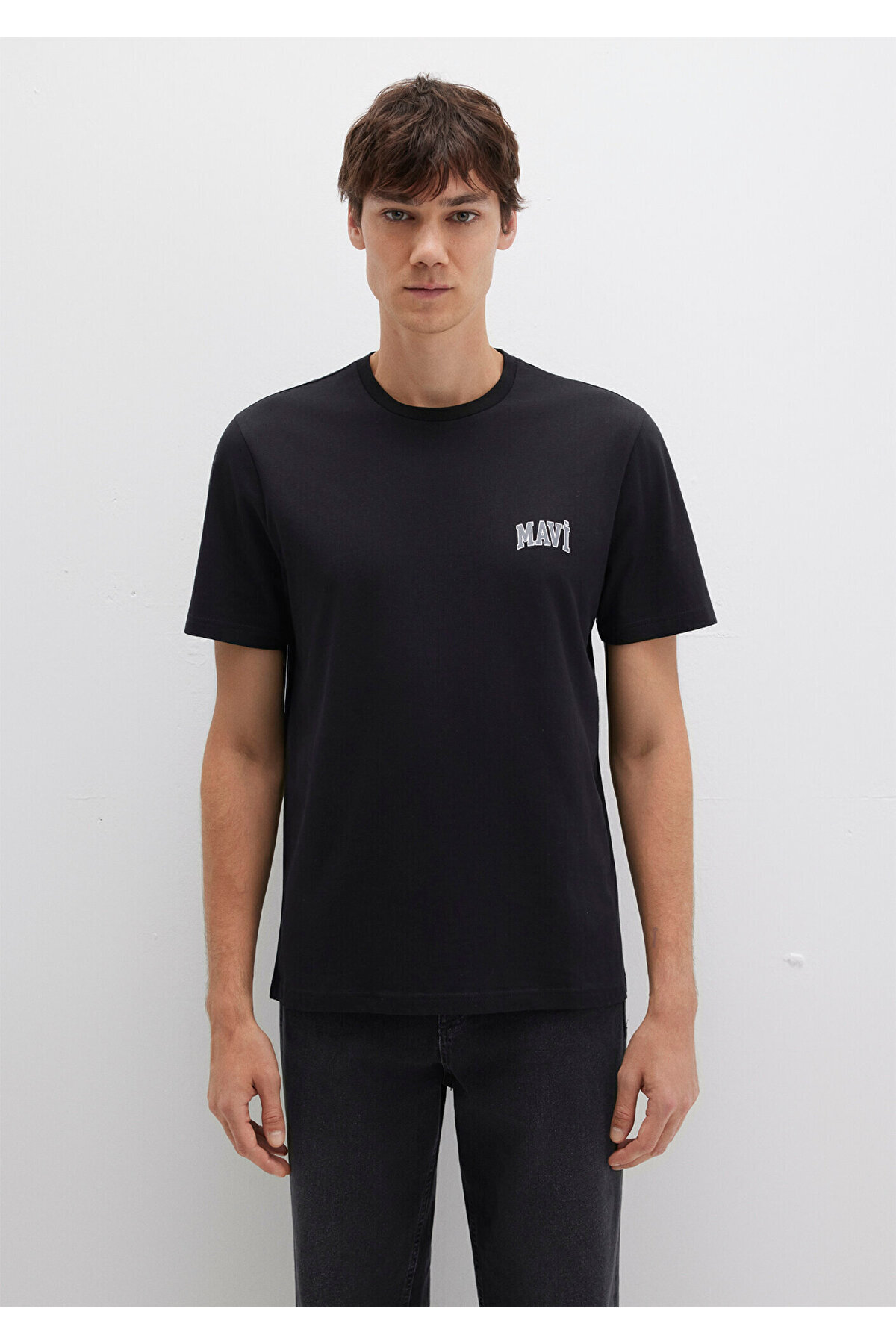 Mavi-Schwarzes T-Shirt mit Logo-Aufdruck Regular Fit / Regular Fit0611714-900 4