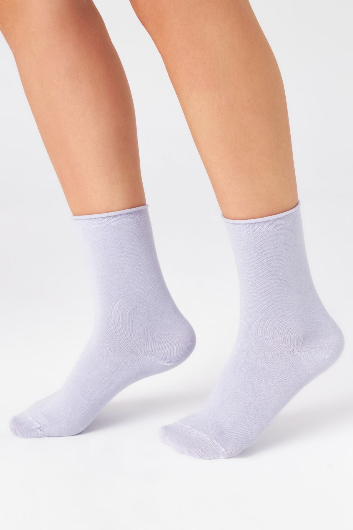 bamboo star-Bamboo Women's Elasticless Lilac Socket Seamless Premium Socks 3 Pack Non-Squeezing Socks/No Marks 2