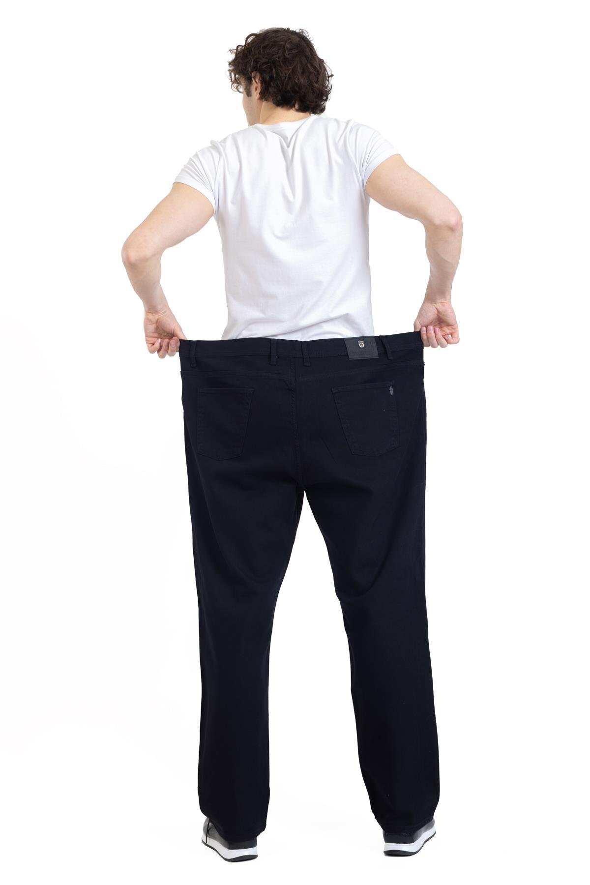 Mutlu City Erkek Jumbo Boy Battal Kanvas Büyük Beden Geniş Kalıp Pantolon 712 görsel 4