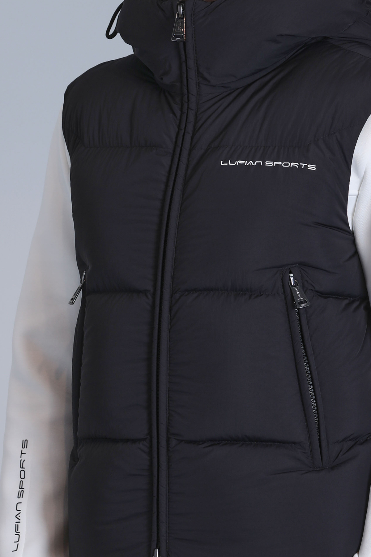 Lufian-Emir Goose Feather Men's Vest Black 3
