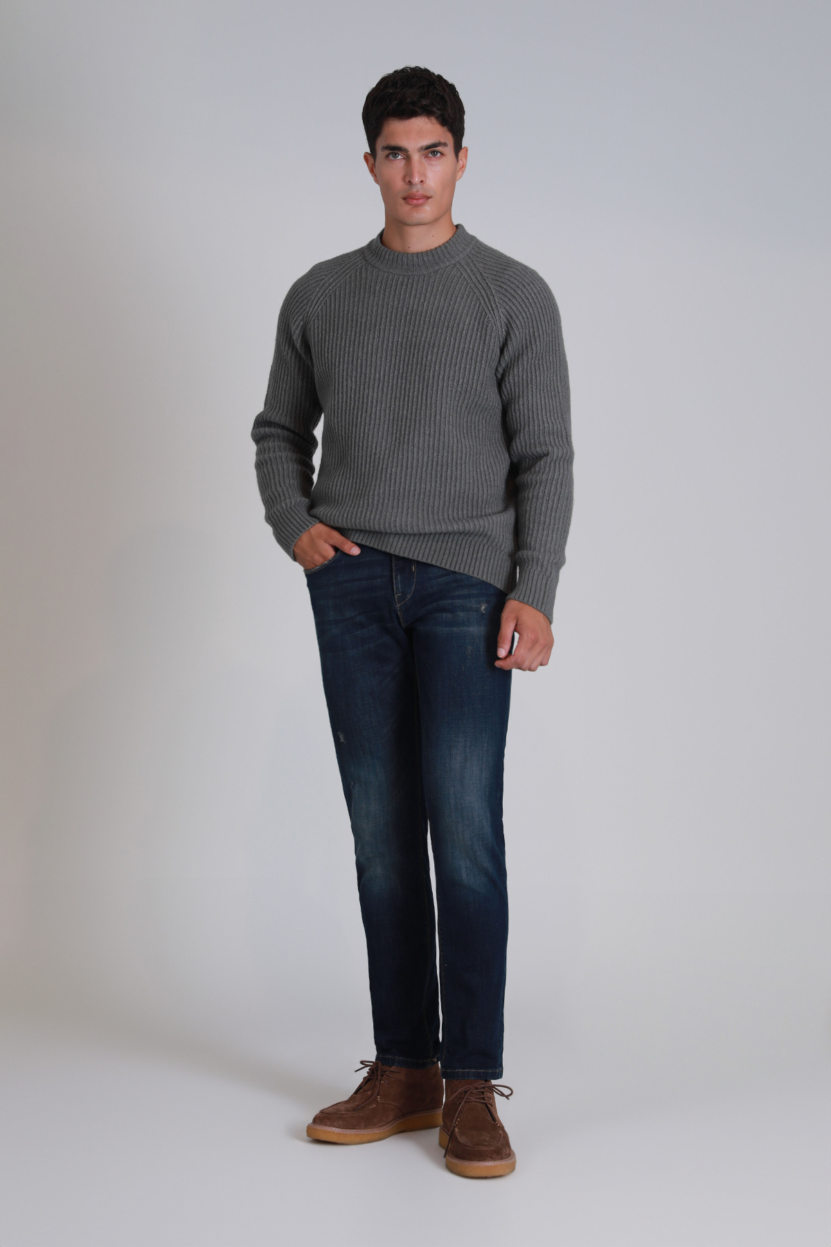 Lufian-Derek Smart Jean Men's Trousers Slim Fit Blue 4