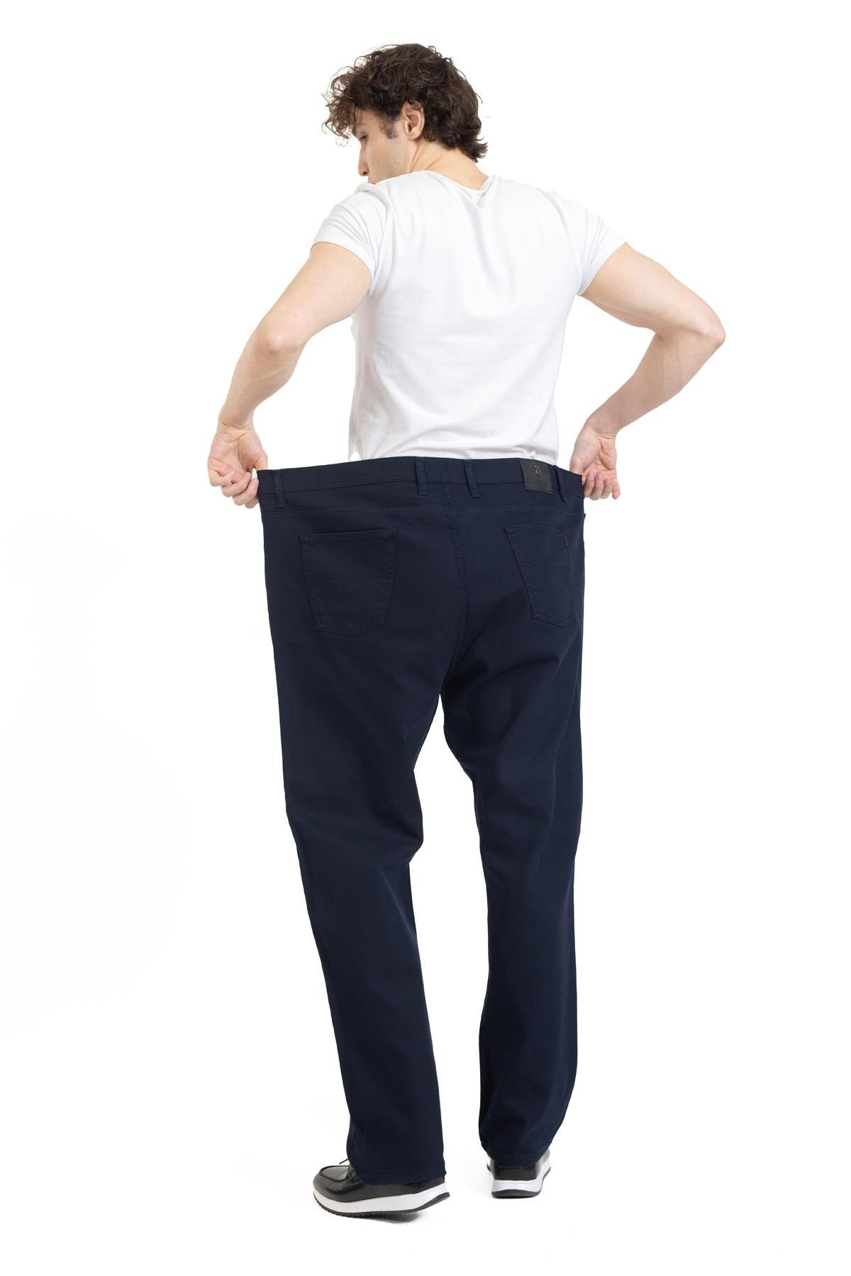 Mutlu City Erkek Jumbo Boy Battal Kanvas Büyük Beden Geniş Kalıp Pantolon 712 görsel 4