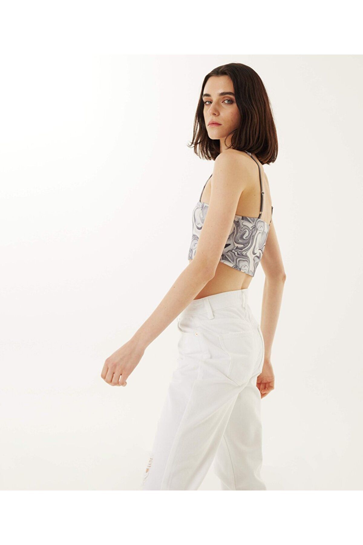 Twist-Gemustertes Bustier 5