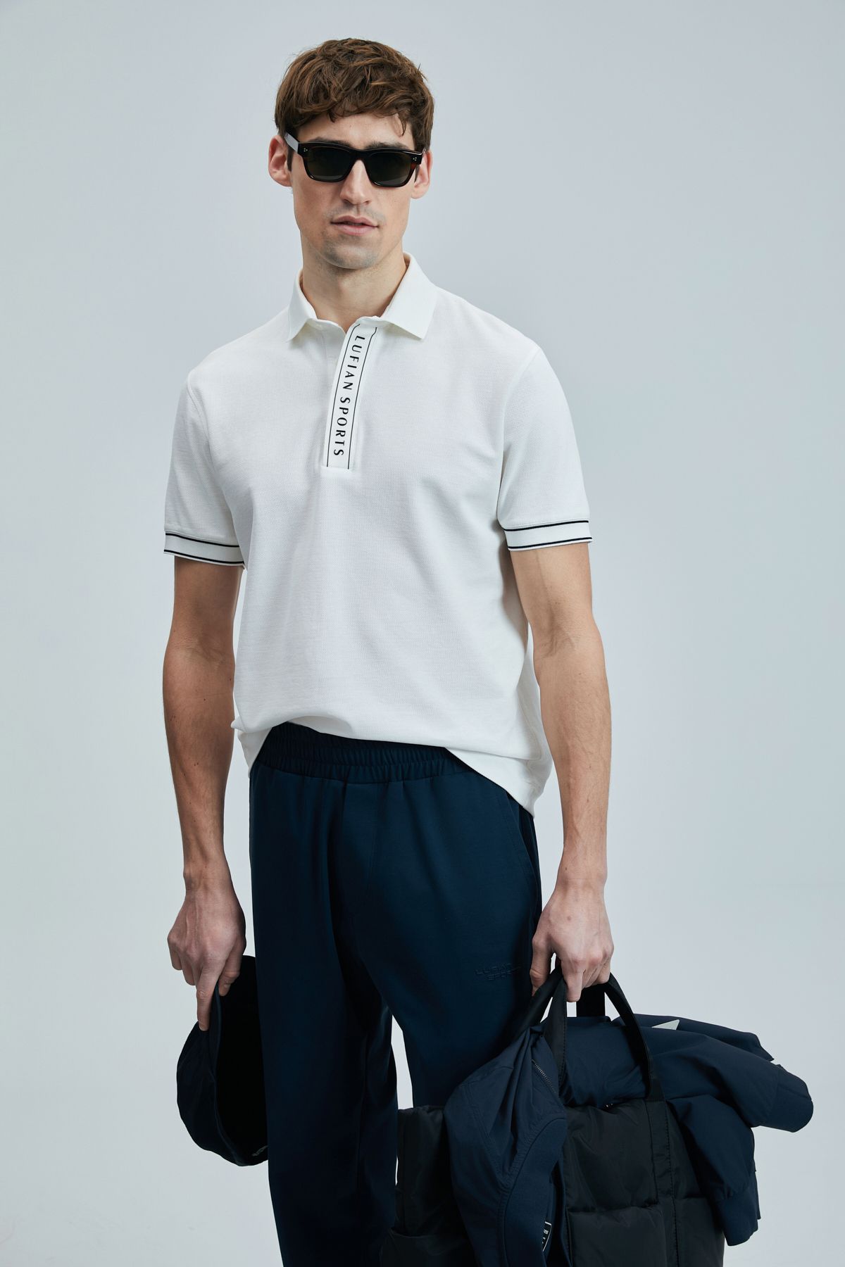 Lufian-Lord Smart Men's Polo T-Shirt White 5
