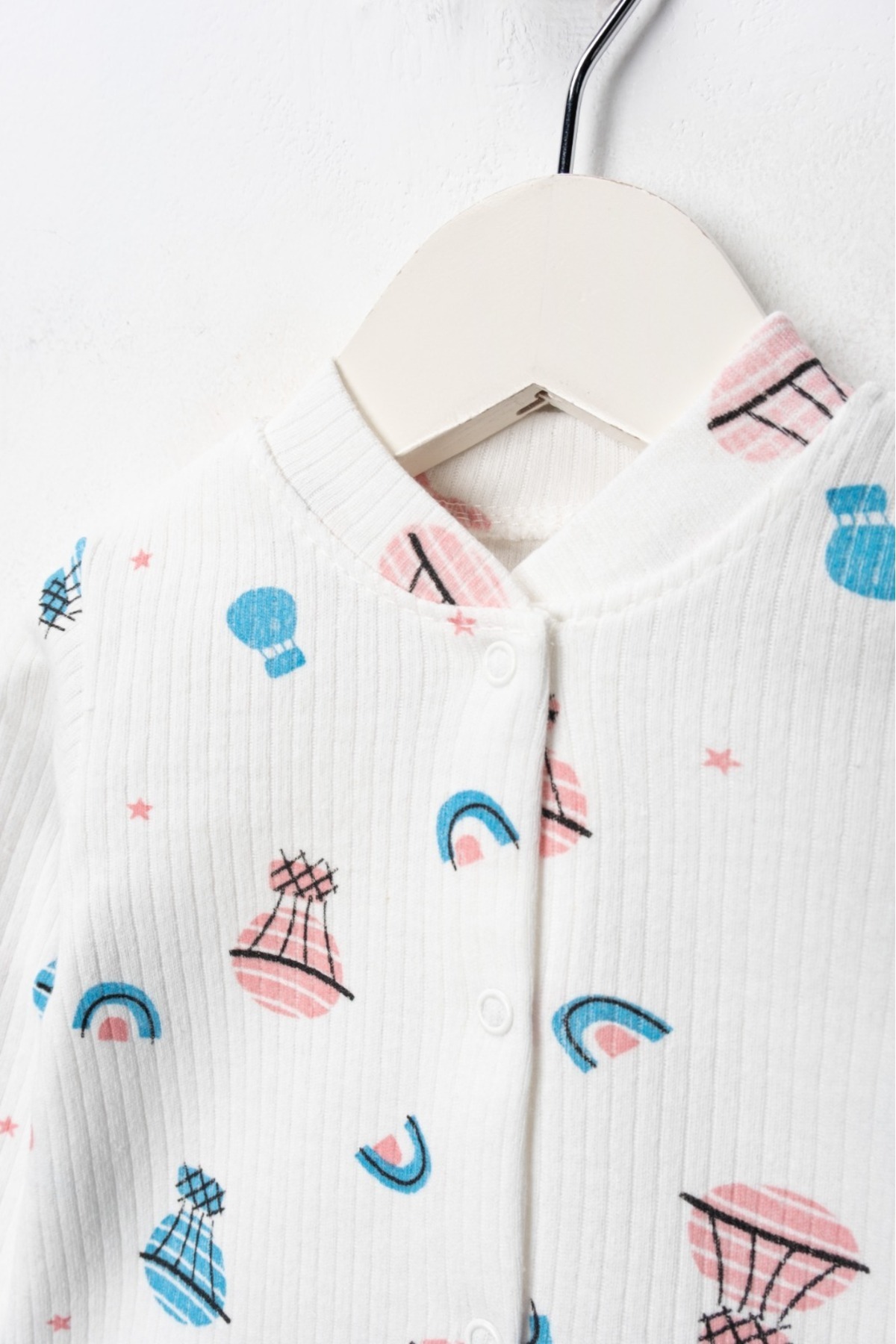 ENİA BABY Yenidoğan Bebek Desenli 5 Parça Hastane Çıkış Seti Kız Bebek Erkek Bebek Yenidoğan fotoğrafı 4 (önizleme)