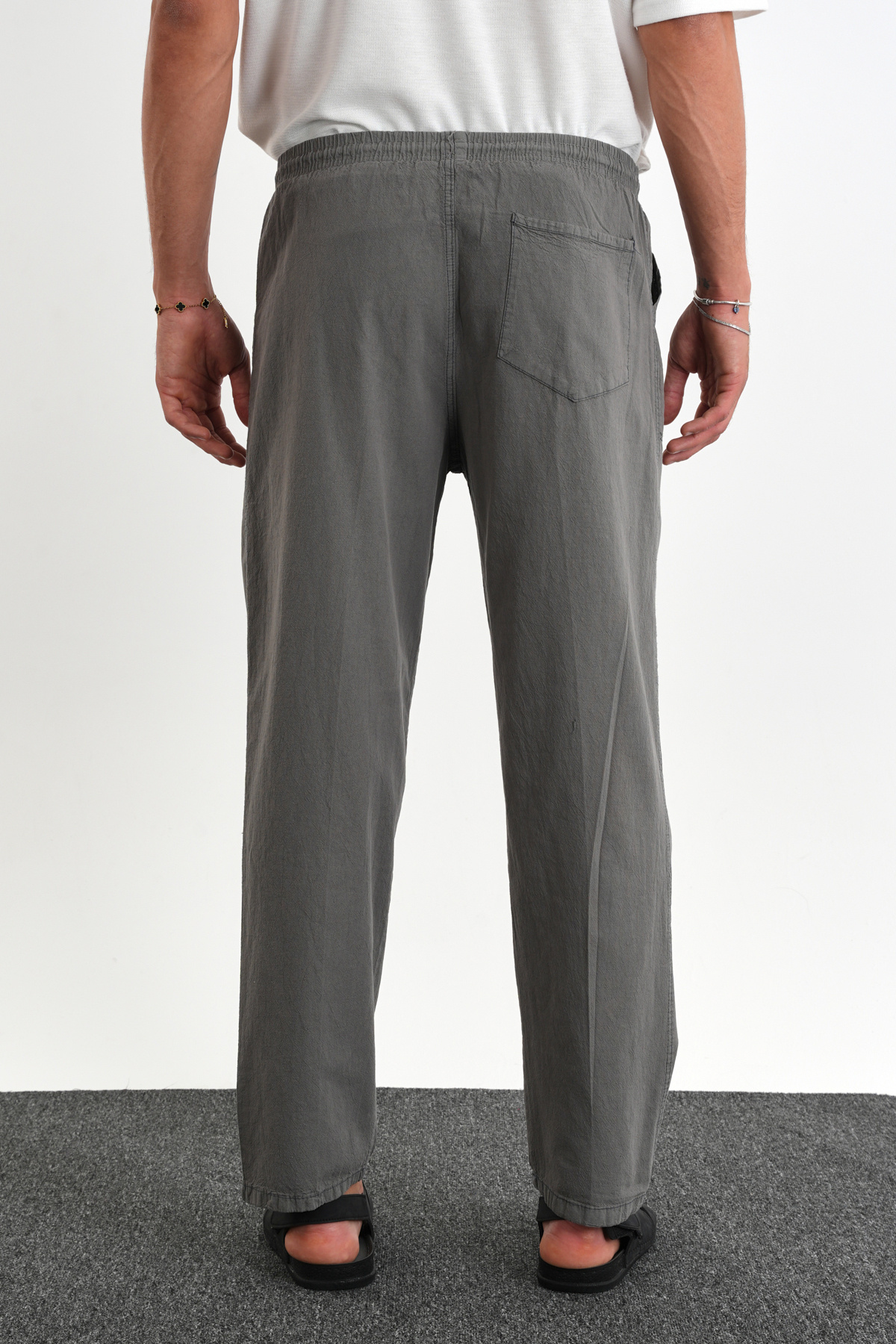 Redline-Pantaloni Defy pentru bărbați, cu aspect de in, cu potrivire confortabilă 6