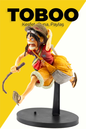 shop Anime One Piece Young Monkey D. Luffy Sırt Çantalı Aksiyon V2 Figürü - E...