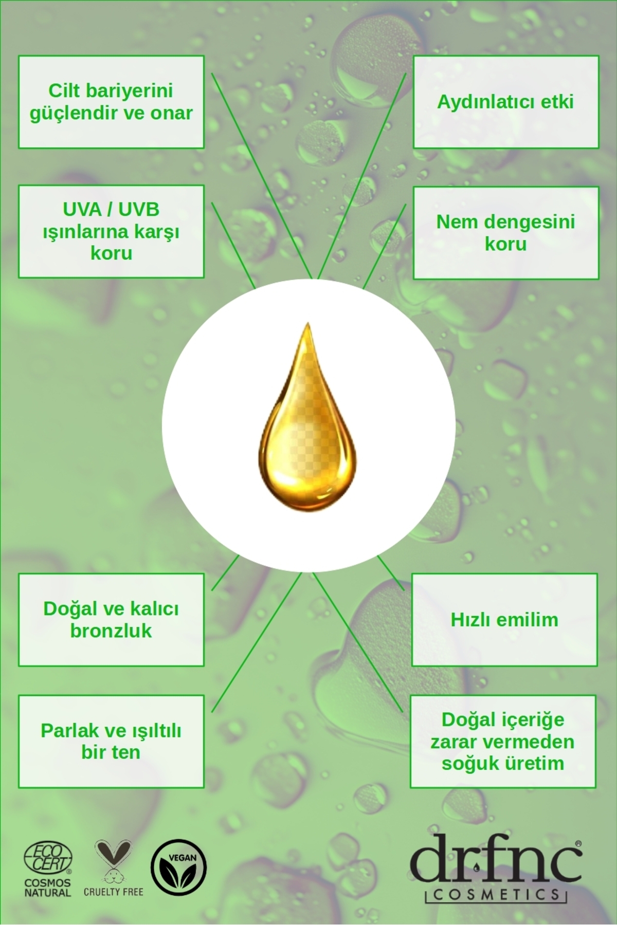 Doğal ve Vegan Bronzlaştırıcı Güneş Yağı 6 SPF - 150 ML — 0226 — تصویر 4 از 5