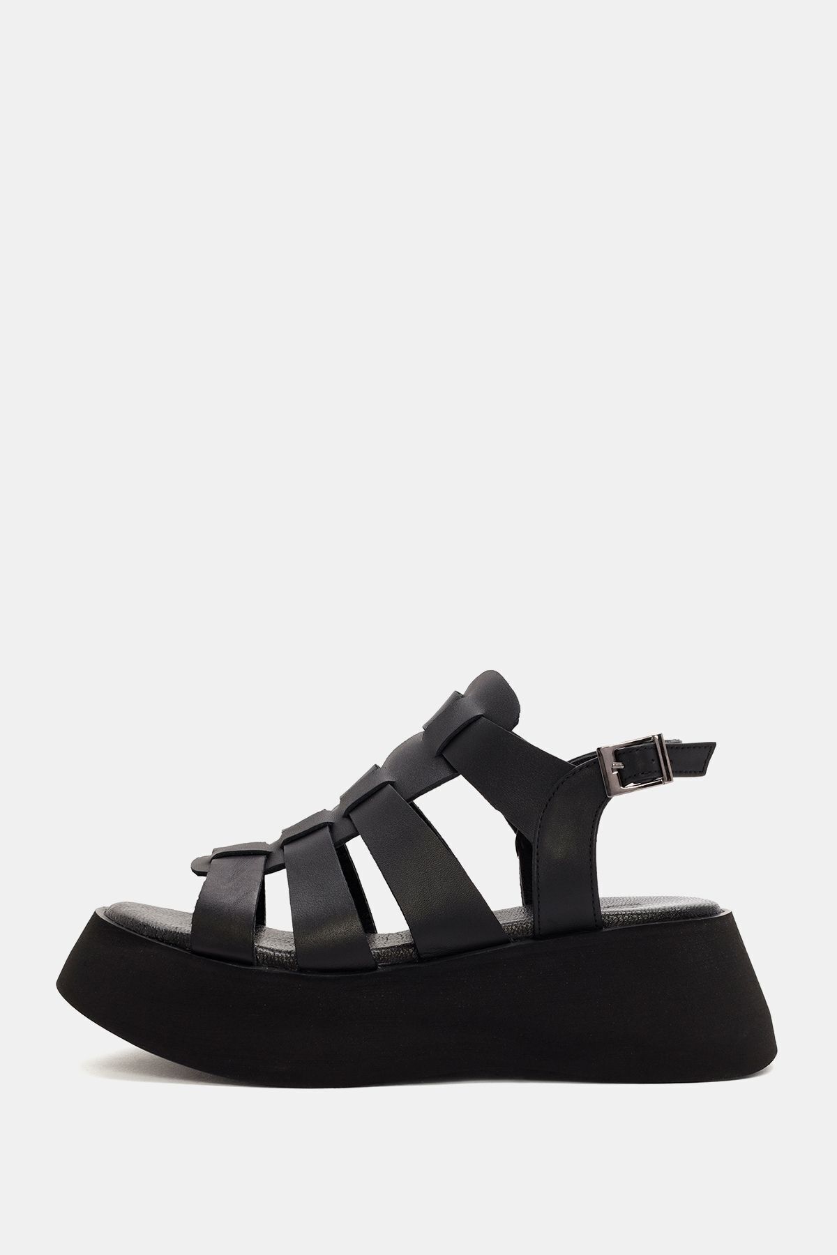 Bestyle-Mariel Femei - Sandale negre din piele naturală 3