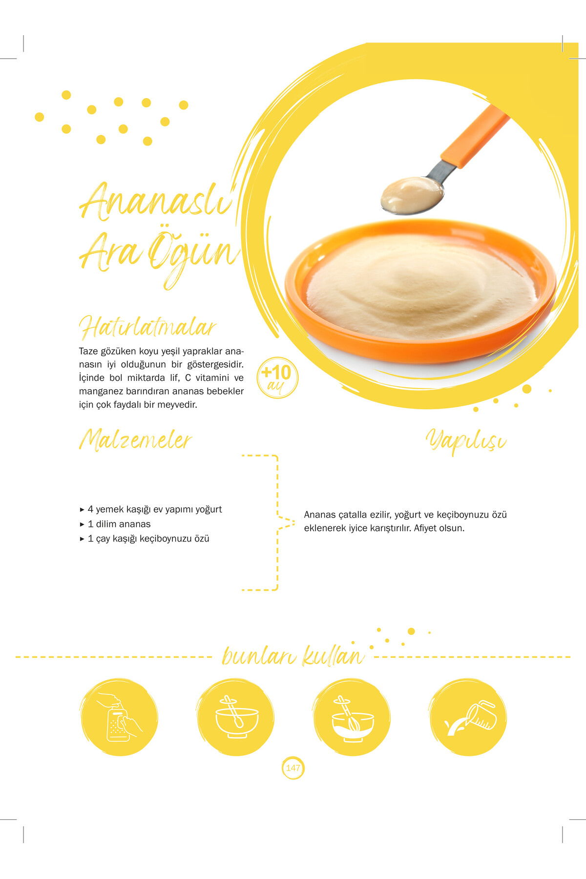 Çılgın Zeka 2’li Bebek Yemek Kitabı Seti Bebek Ek Gıda Tarif Kitabı Seti fotoğrafı 7 (önizleme)