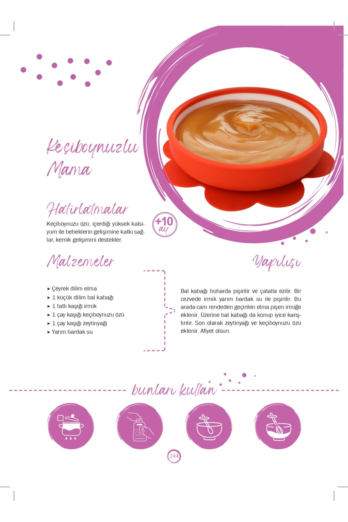 Çılgın Zeka 2’li Bebek Yemek Kitabı Seti Bebek Ek Gıda Tarif Kitabı Seti fotoğrafı 6 (önizleme)