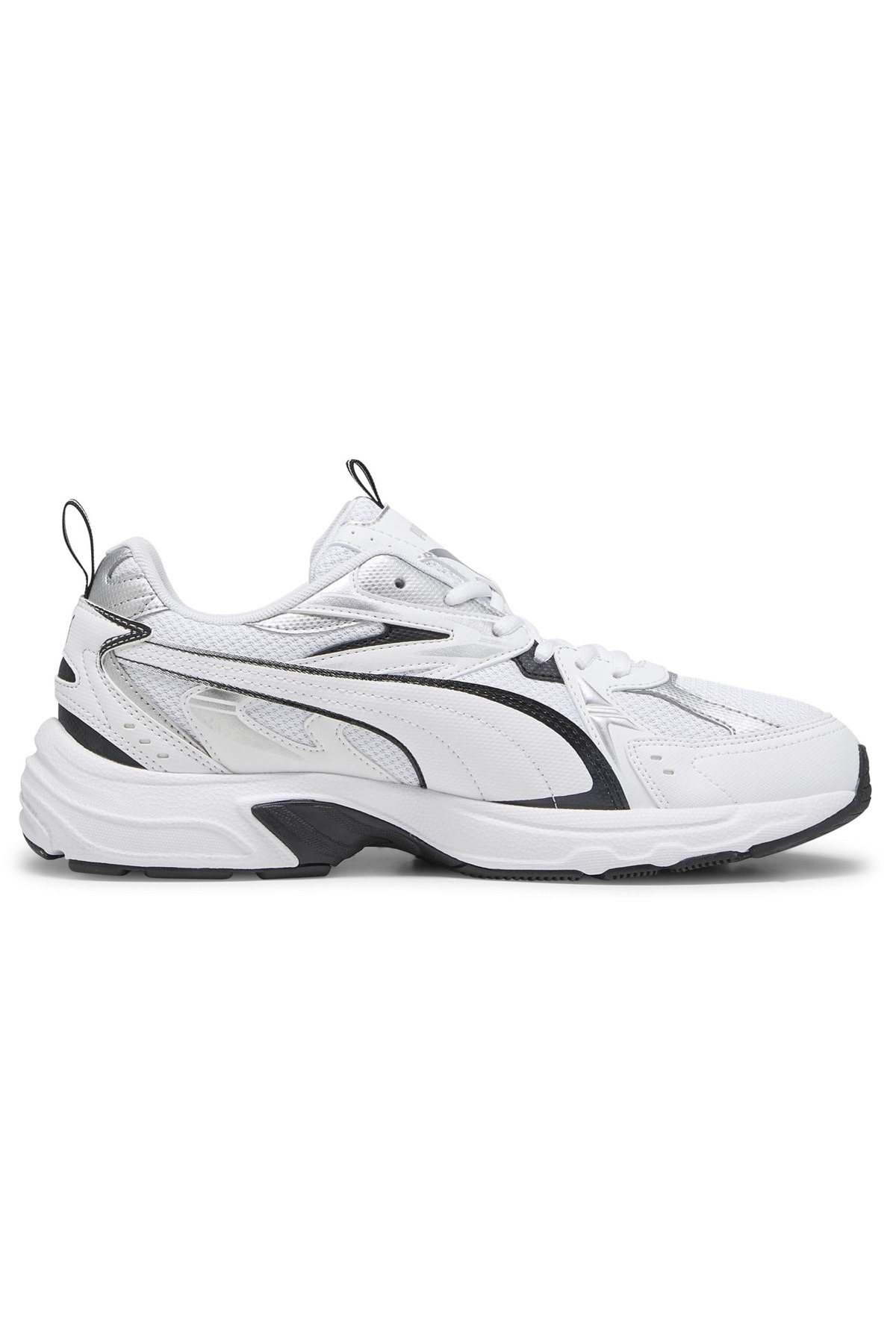 Puma Milenio Tech_ 402623 Unisex Koşu Ayakkabısı BEYAZ-SİYAH görsel 5