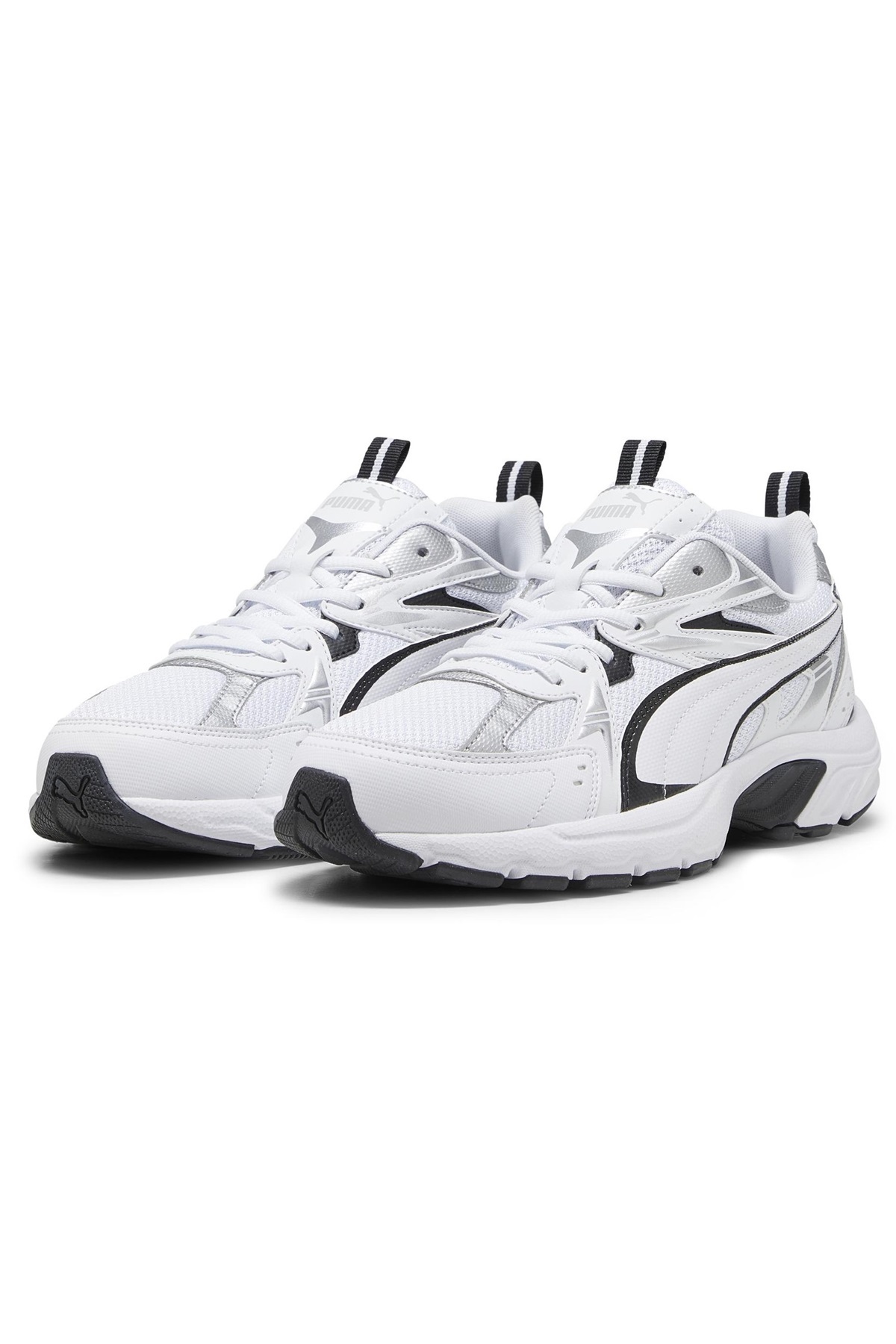 Puma Milenio Tech_ 402623 Unisex Koşu Ayakkabısı BEYAZ-SİYAH görsel 7