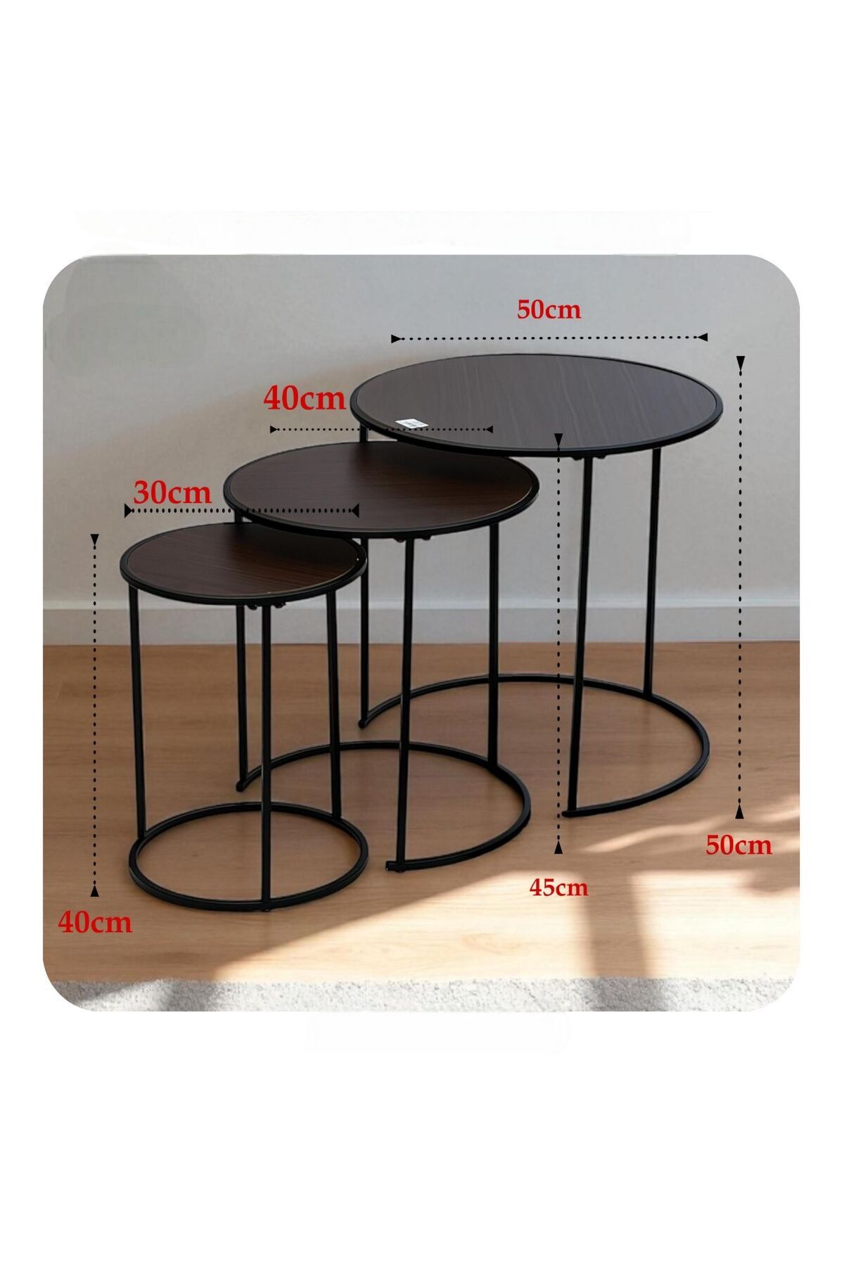 Kreslo-Set of 3 Side Tables | Elegant Design with Modern Touch 1