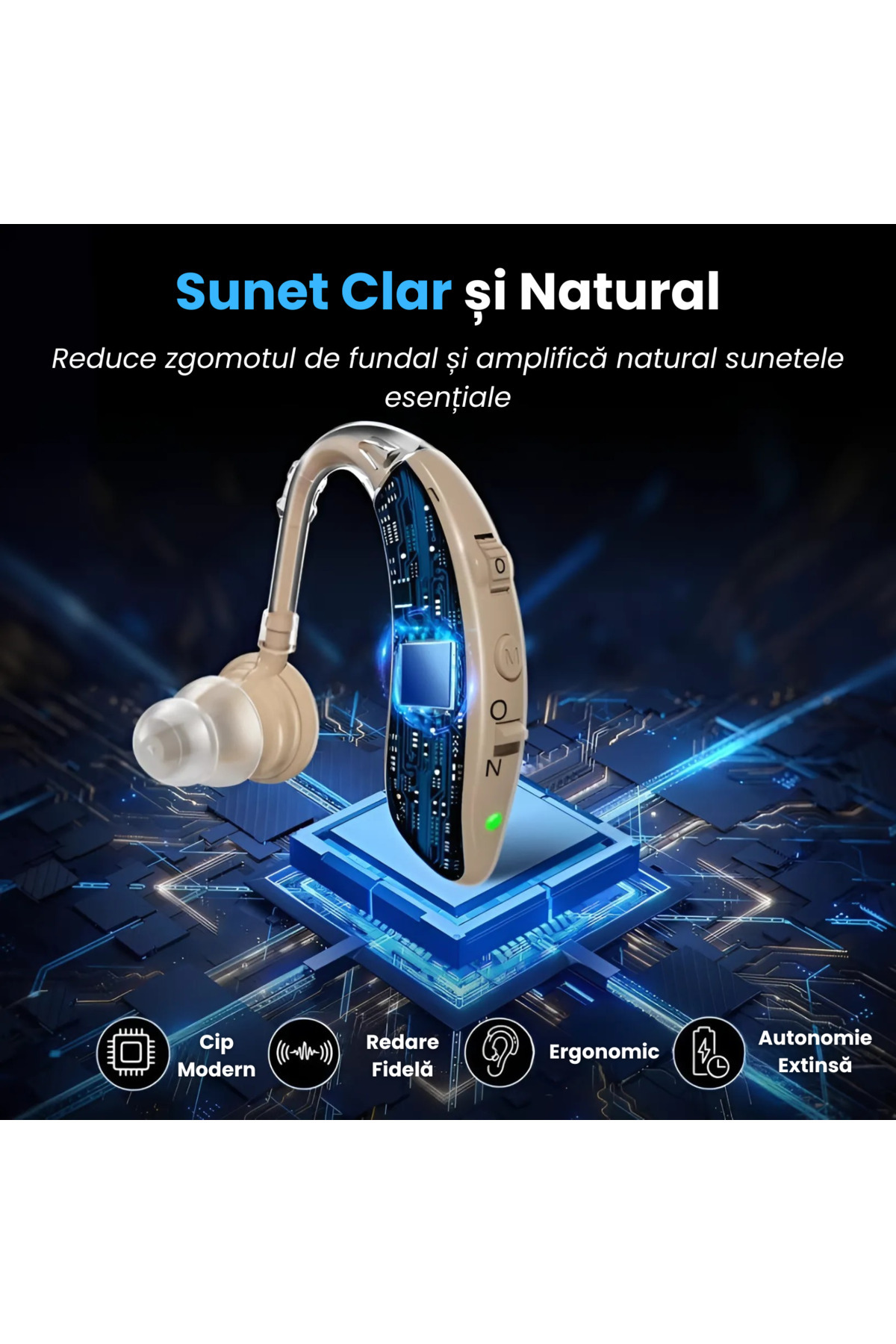 Vala Tech-2 X Auditive Device - Vala Tech®, 210h Autonomy, 130dB Amplification, Rechargeable, Noise Reduction 5