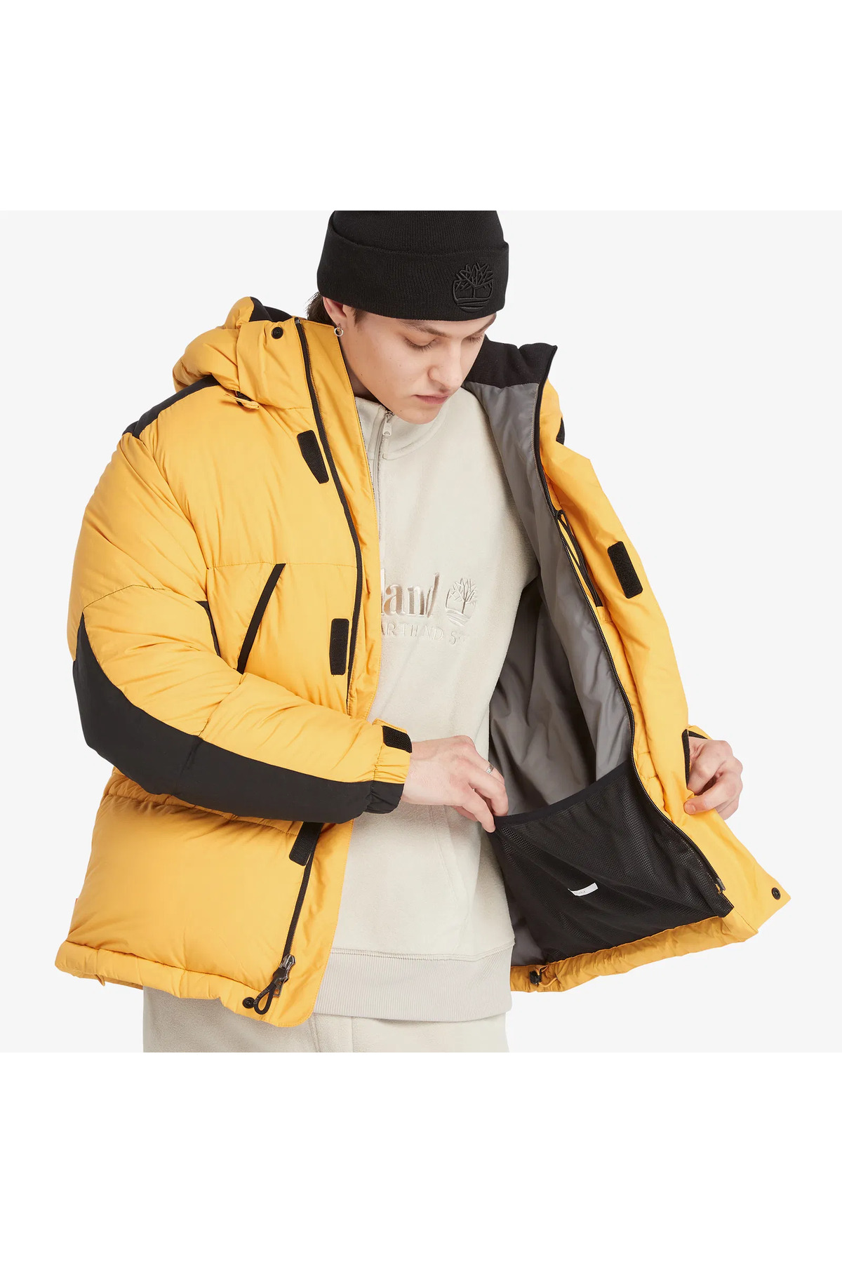 کاپشن مردانه طرح حیوان آستین بلند | تیمبرلند Timberland TB0A6KMD7231 - تصویر 3