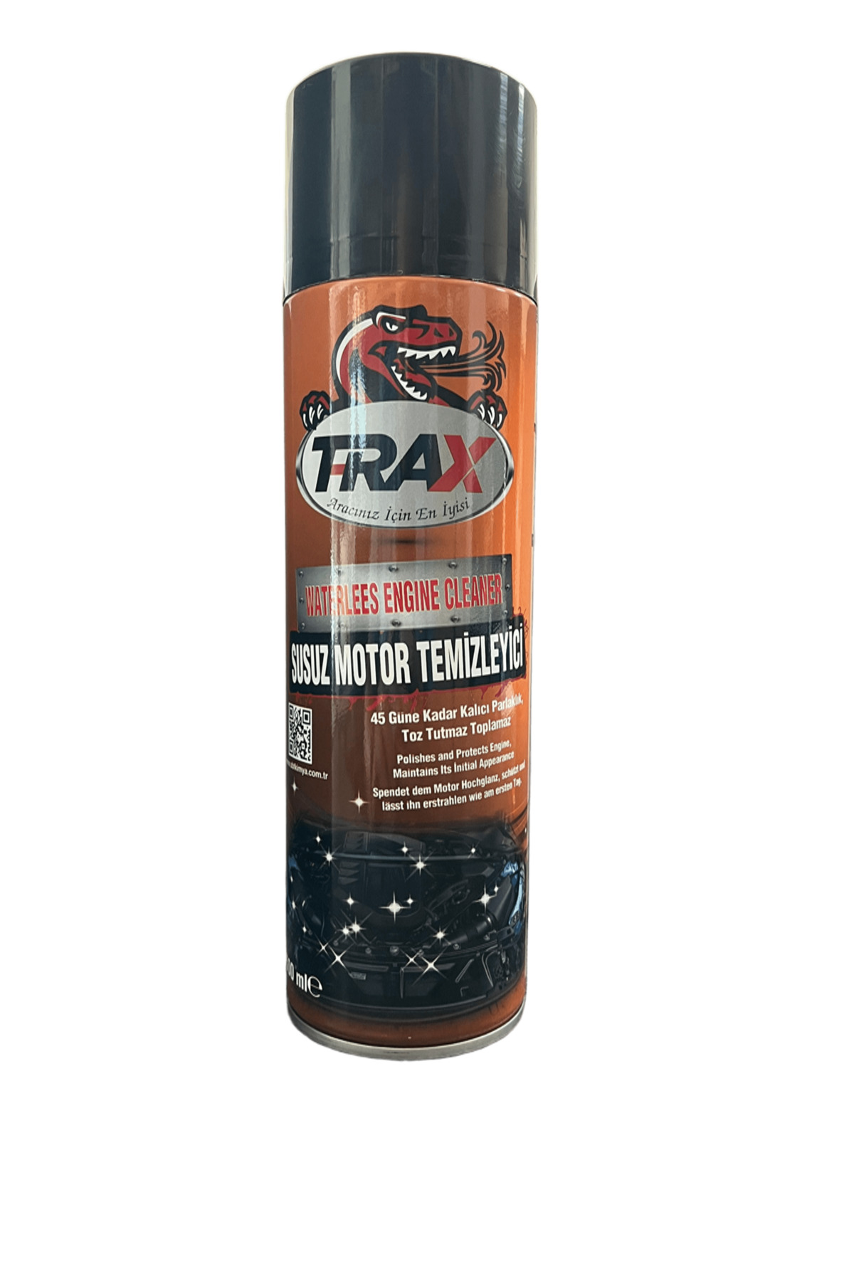 TRAX - Susuz Motor Temizleme Spreyi, Motor Parlatıcı Sprey - 500