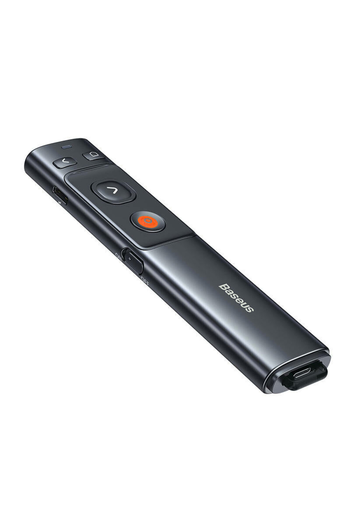 Baseus-Orange Dot multifunction remote control for presentations with green laser pointer 1