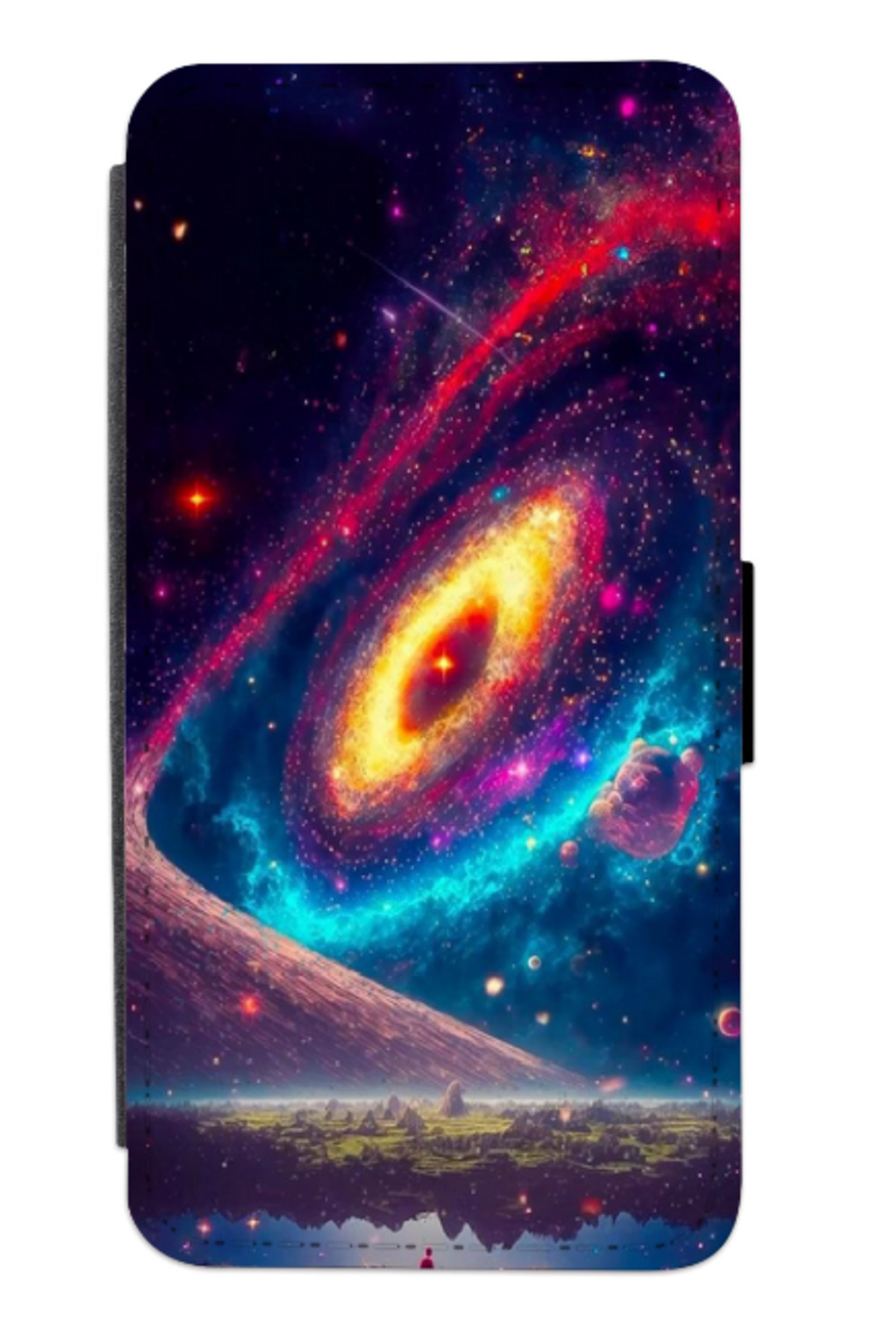 Atlas-Personalized Apple iPhone 13 Mini book case, Rainbow Splash, multicolor, S2D1M178 1