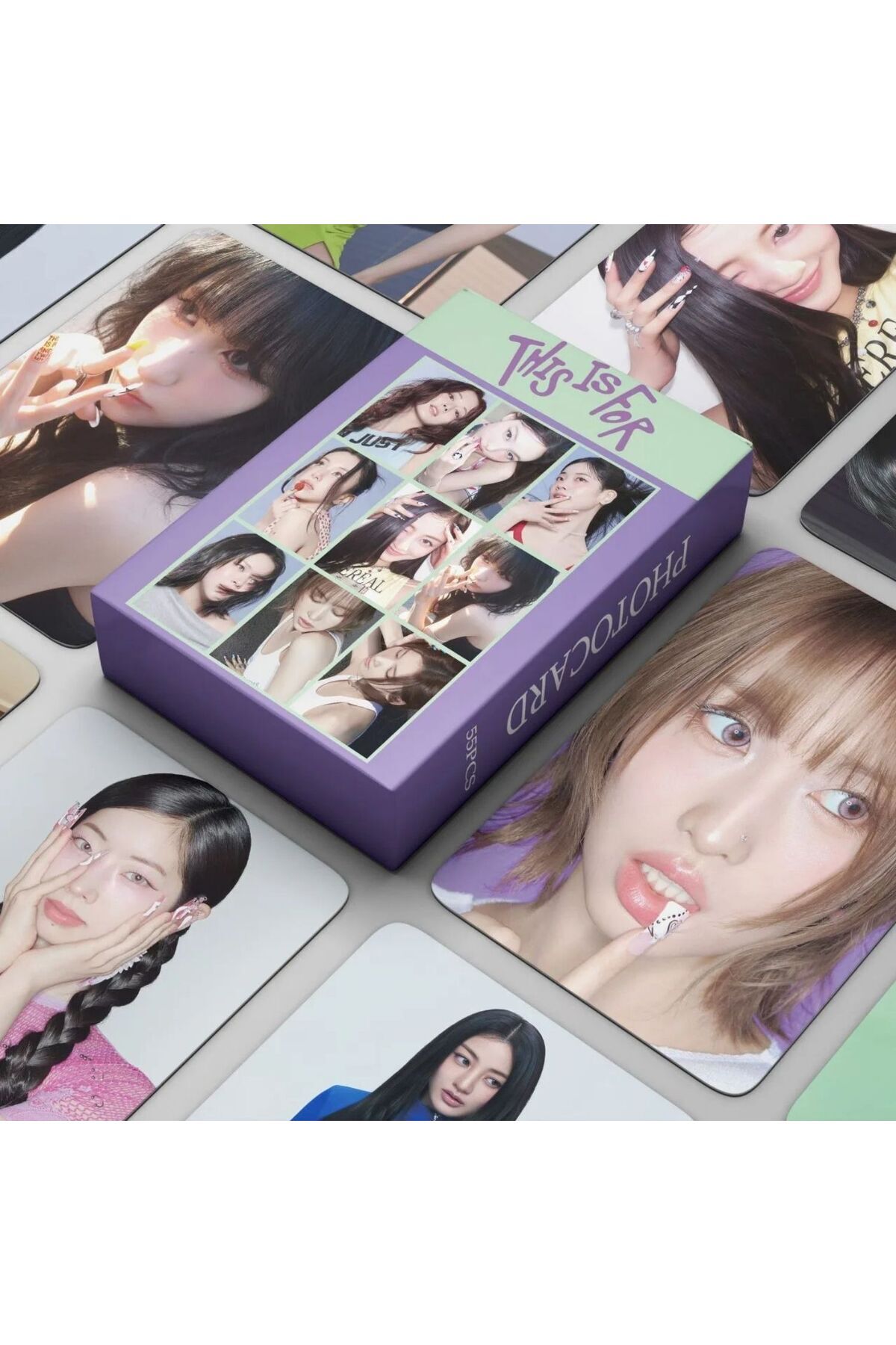 Kpop Dünyasi TWICE '' This Is For '' Çift Yön Baskılı Lomo Card Seti