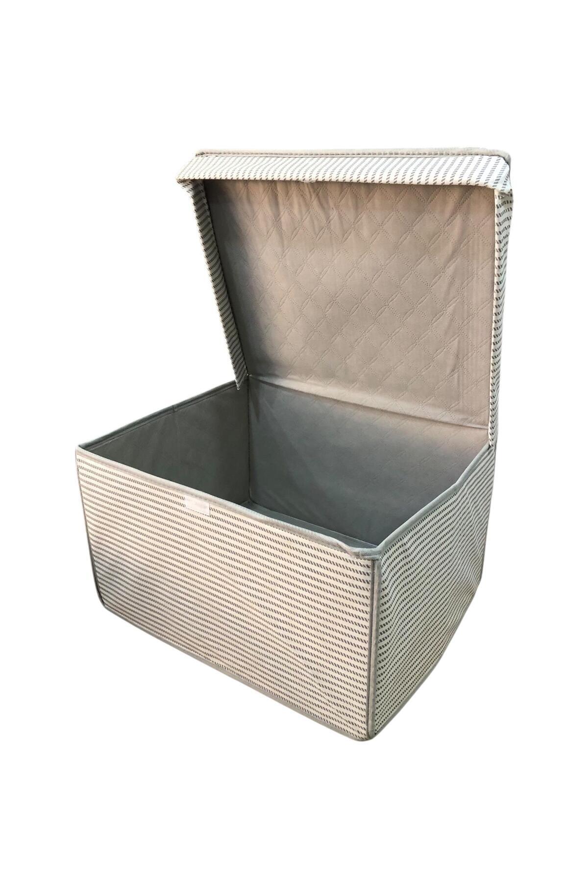 ROYAM-Maxi Multi-Purpose Storage Box Box Pouch Organizer Toy Box Pouch Line Pattern 40X50X30 2
