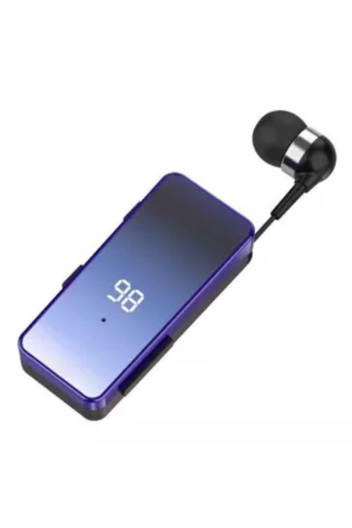WIRELESS-سماعات بلوتوث K67 بلوتوث 5.3 سماعات أحادية قابلة للسحب وشاشة LED 1
