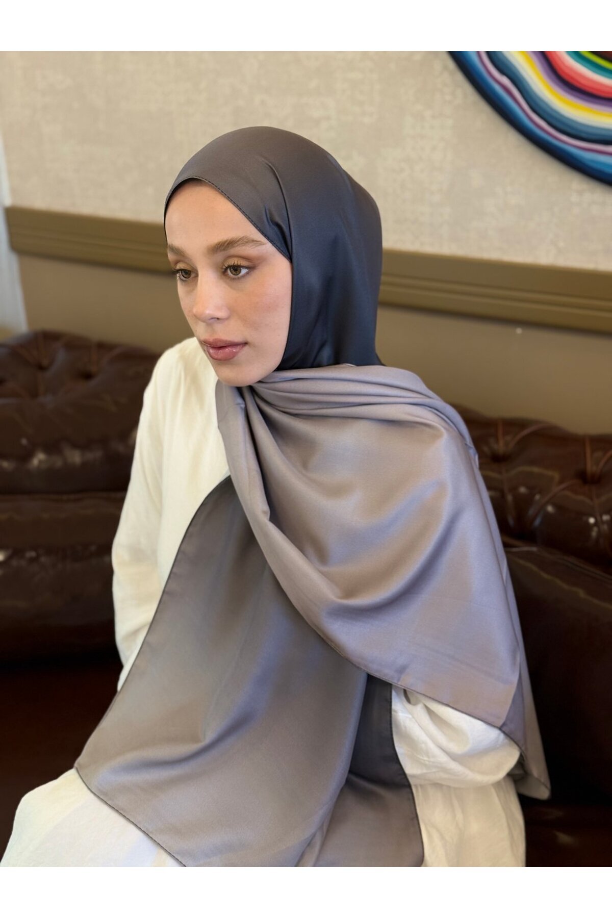 Modakaşmir-Aurela Pattern Twill Shawl 3