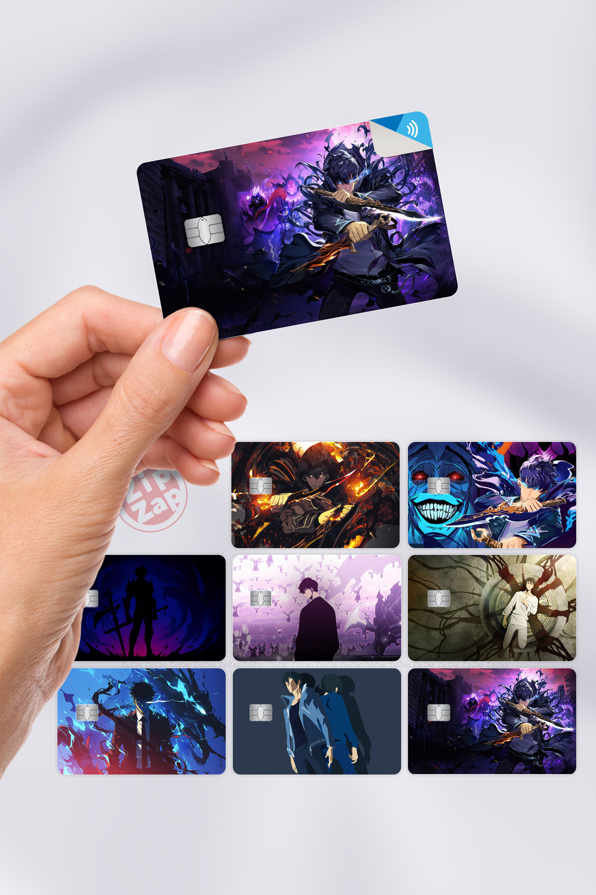 ZipZap Solo Leveling Kart Kaplama Sticker 8 Adet - Fiyatı, Yorumları