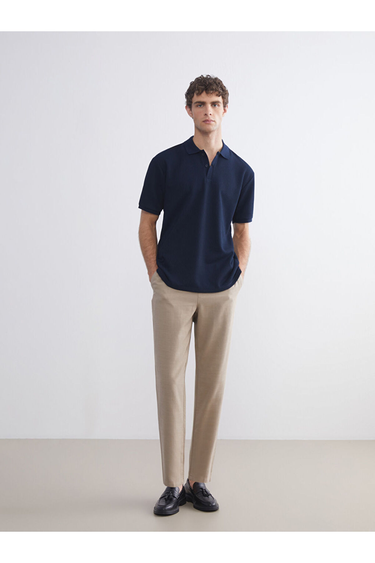 LC Waikiki-Create Your Style from Uzg Store |   Standard Fit Linen Look Men's Trousers 1