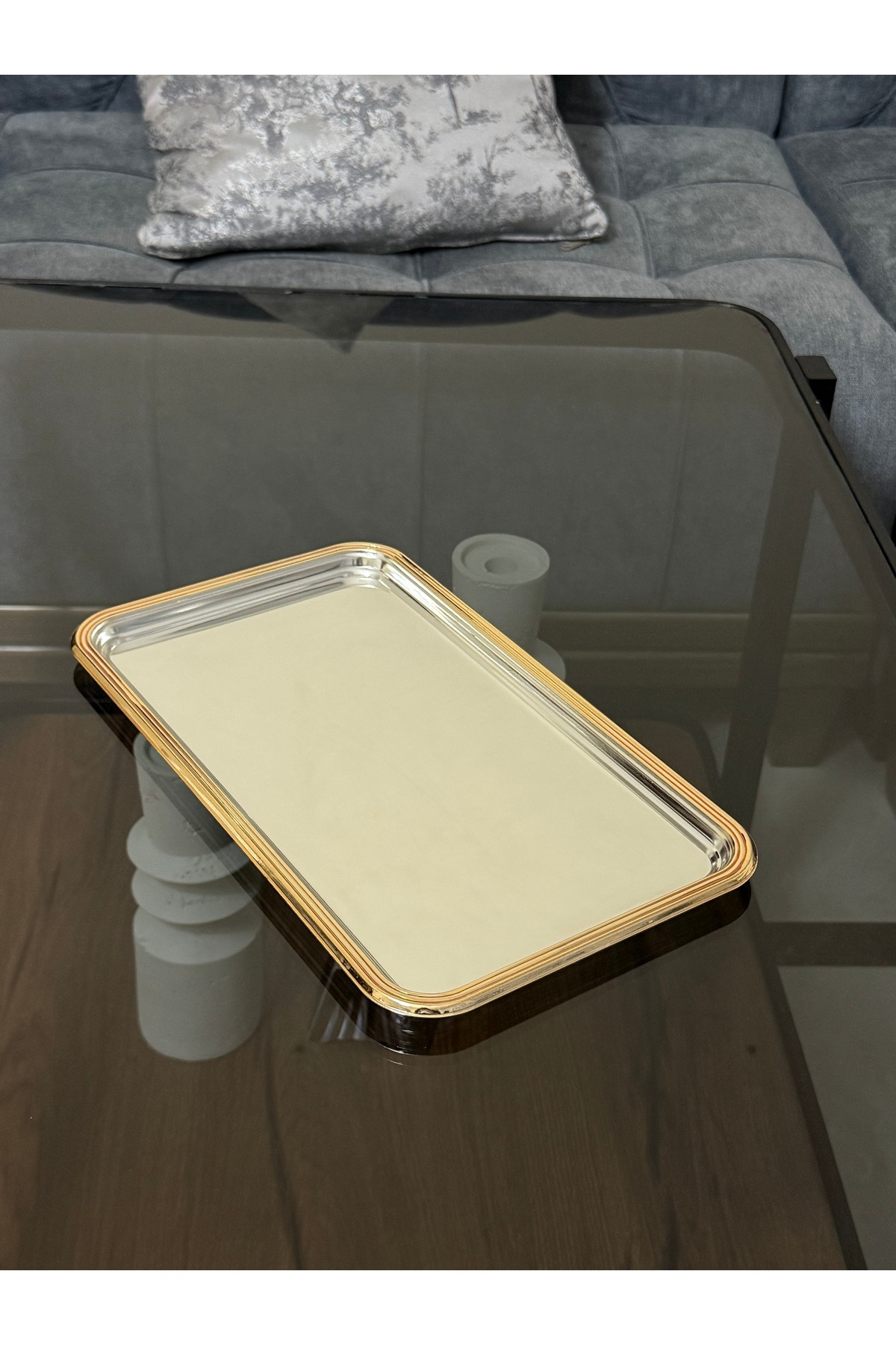 ALJAHWAR-Rectangular tray without handle, size 31x18 1