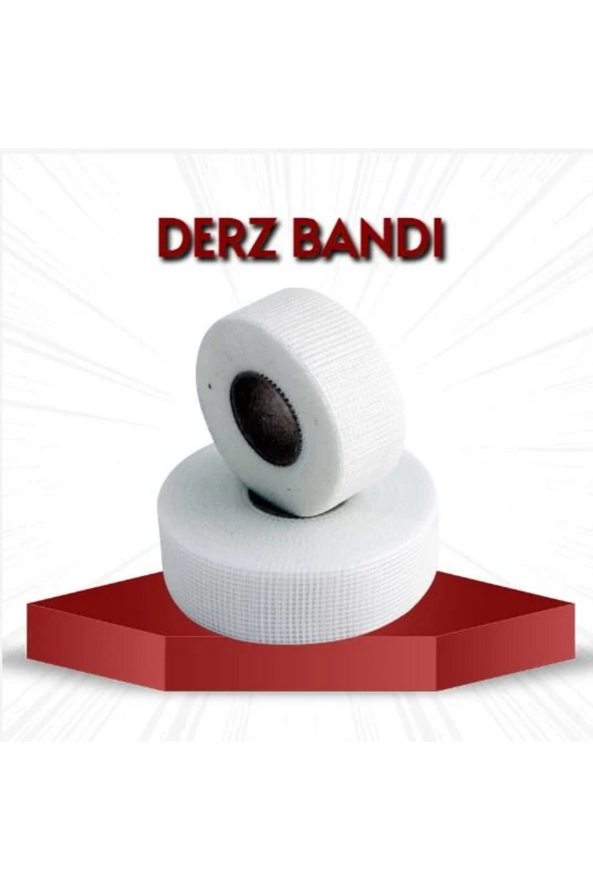 Genel Markalar Yapışkanlı Derz Bandı 90 Metre İç Dış Cephe Sıva Filesi 5 cm Tamir Sıvası Yalıtım Montalama Bant