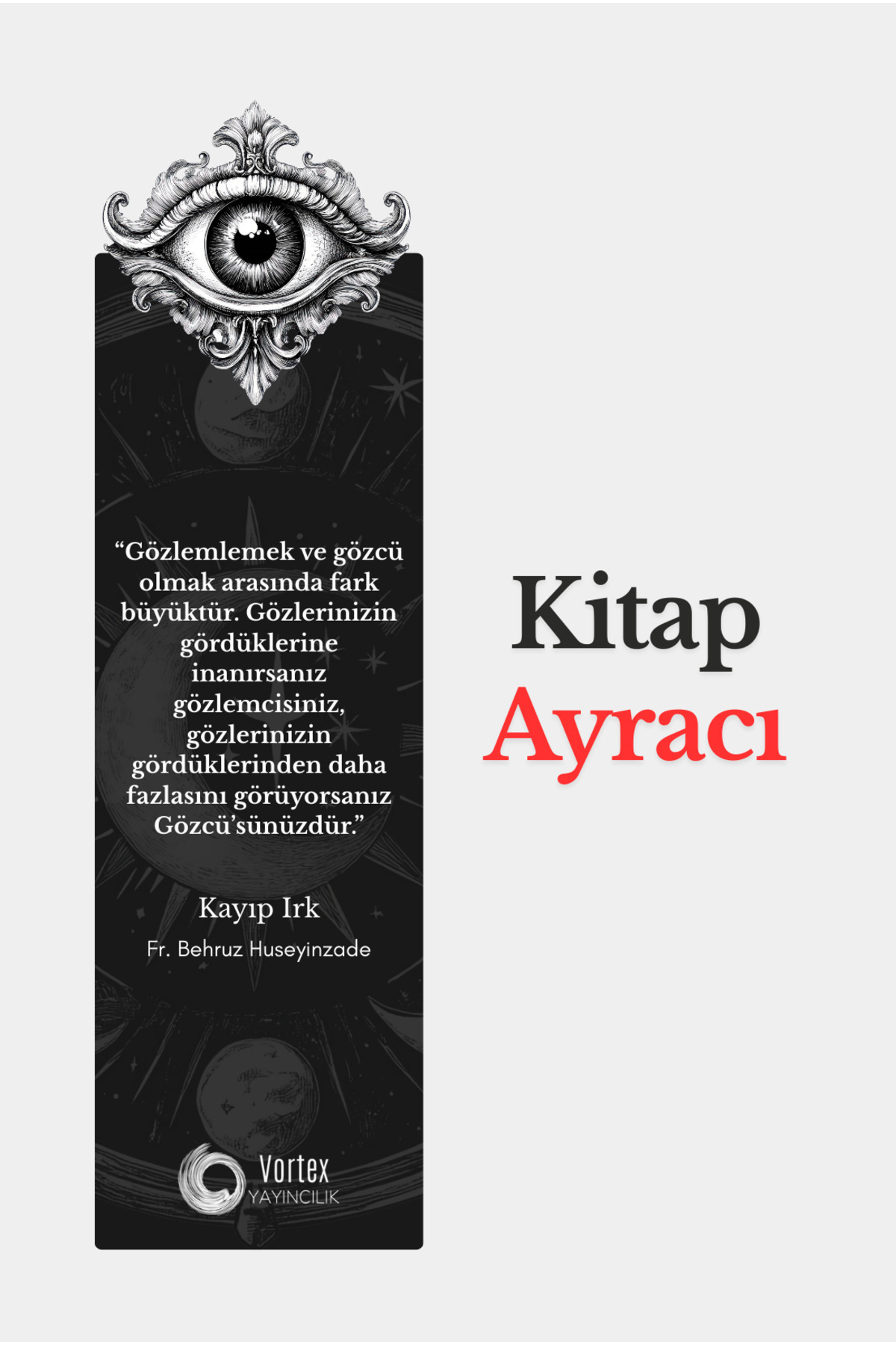 Vortex Yayıncılık Kitap Ayracı