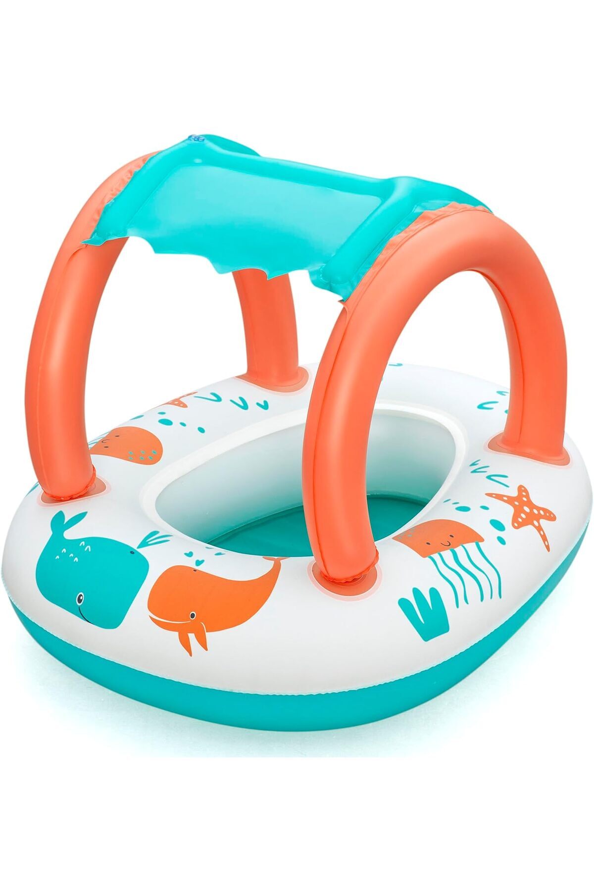 Yıldızan Gölgeli Konfor Peluş Bebek Teknesi 33 x 26 İnç veya 84 x 67 cm 1166718