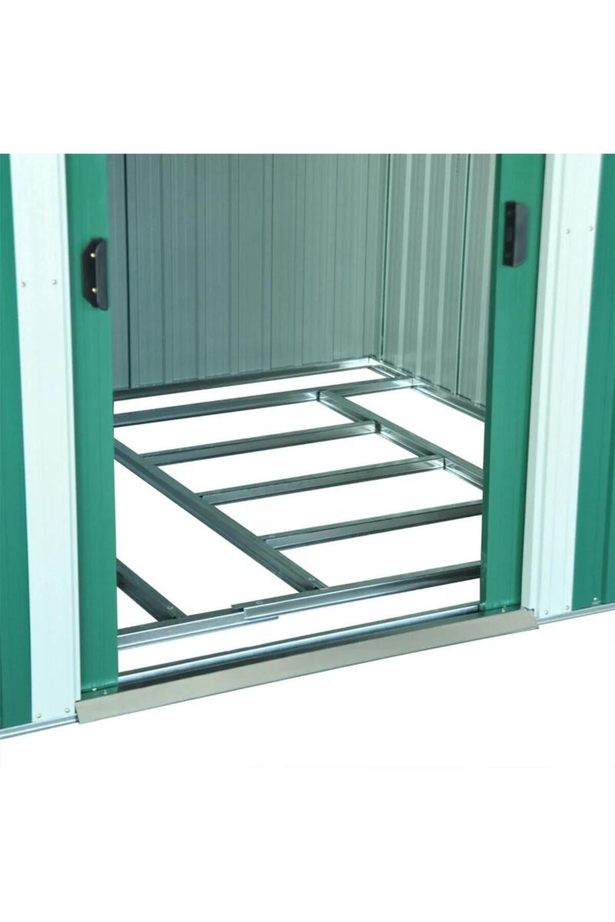 Mercaton-Garden shed/shed/shed for storing tools, with base structure included, steel and PP, ve 2
