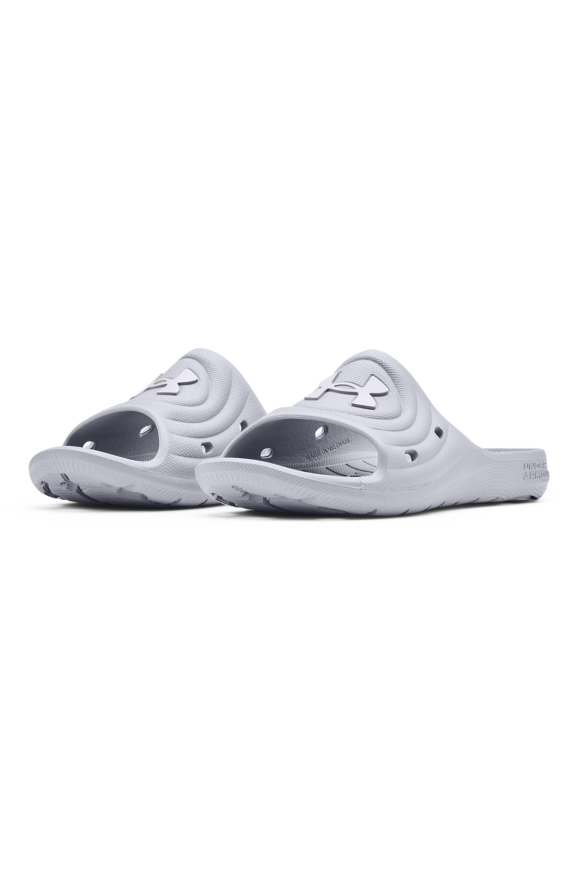 Under Armour-UA B Locker Slip On Slides - Mod Grey 3