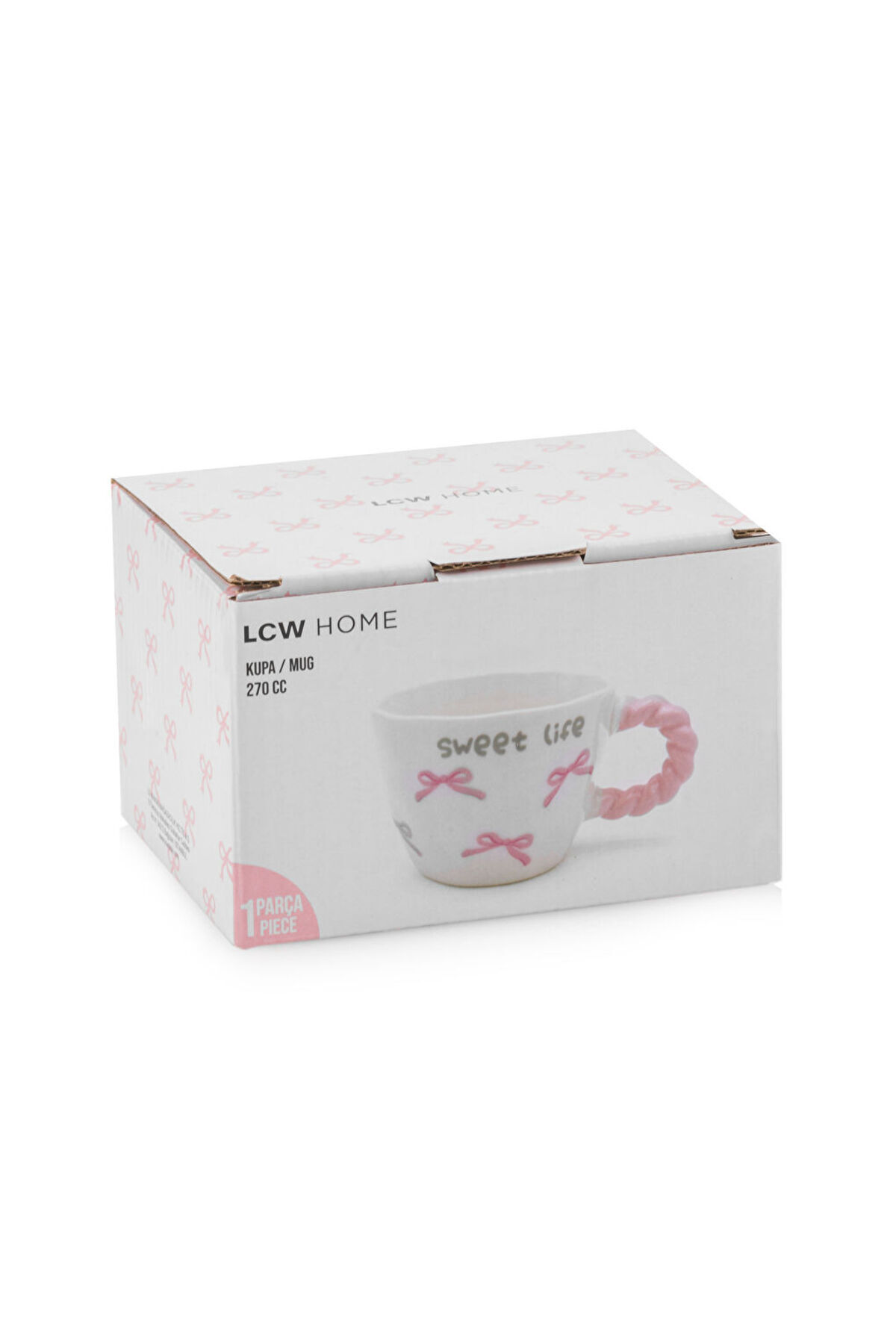 LC Waikiki-Create Your Style from Uzg Store |   Bow Printed Ceramic Mug 270 ml 5