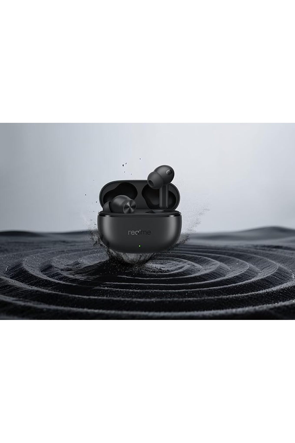 realme-سماعات أذن Buds T200x TWS مع ميكروفون ومشغلات جهير 12.4 مم، 25 ديسيبل ANC أسود نقي 2