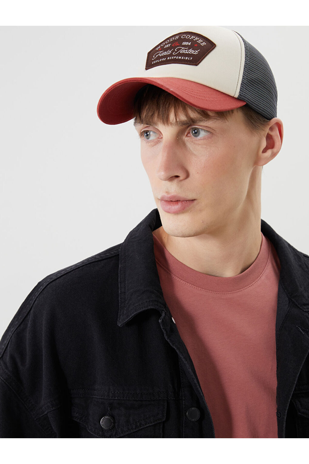 LC Waikiki-Sparkling Selections from Shining Store |   Text Embroidered Men's Cap Hat 3
