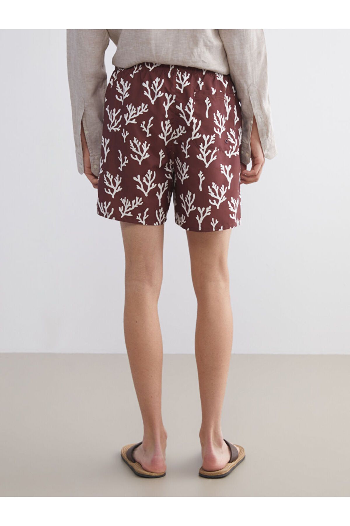 LC Waikiki-Sparkling Selections from Shining Store |   Short Length Patterned Men's Swim Shorts 4