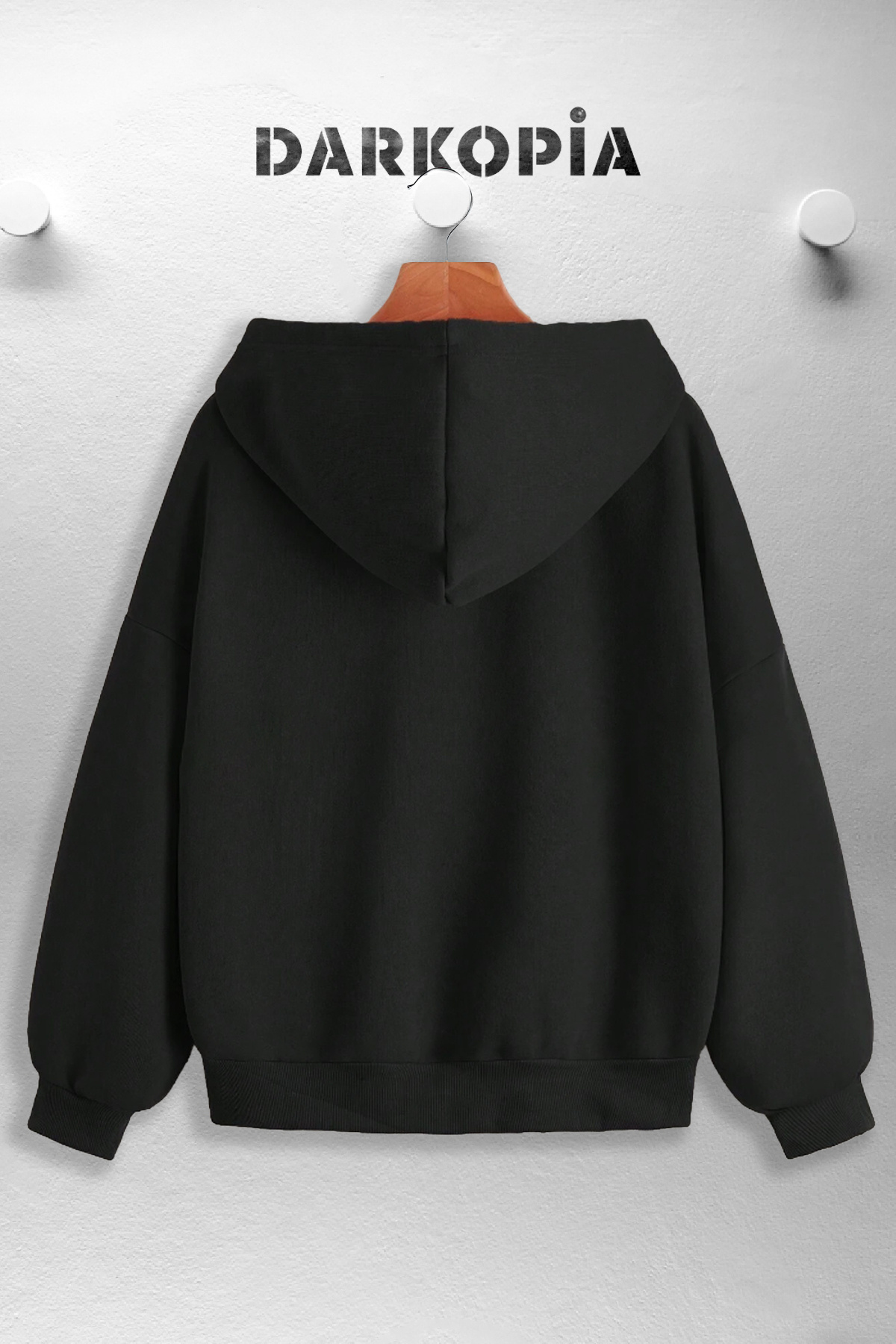 darkopia Unisex Kadın Erkek Harry Potter Gryffindor Baskılı Kapüşonlu Basic Fermuarlı Sweatshirt Hırka görsel 2