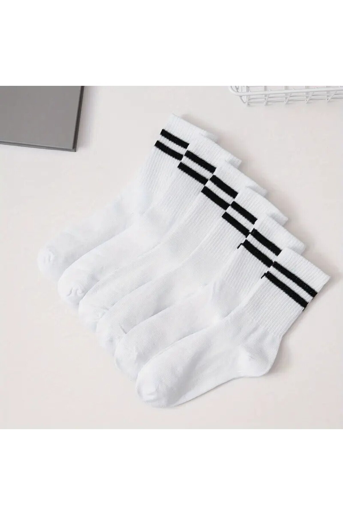 Hitit Socks Унисекс 5 чифта висококачествени памучни колежански чорапи