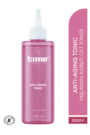 Lamir Yaşlanma Karşıtı Yüz Toniği 200 ml – Niacinamide, Hyaluronik Asit, Cent...